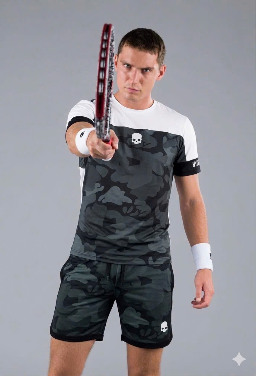 Set bộ thể thao hè Hydrogen kẻ ngực dằn di camo Like Auth XS-L MK