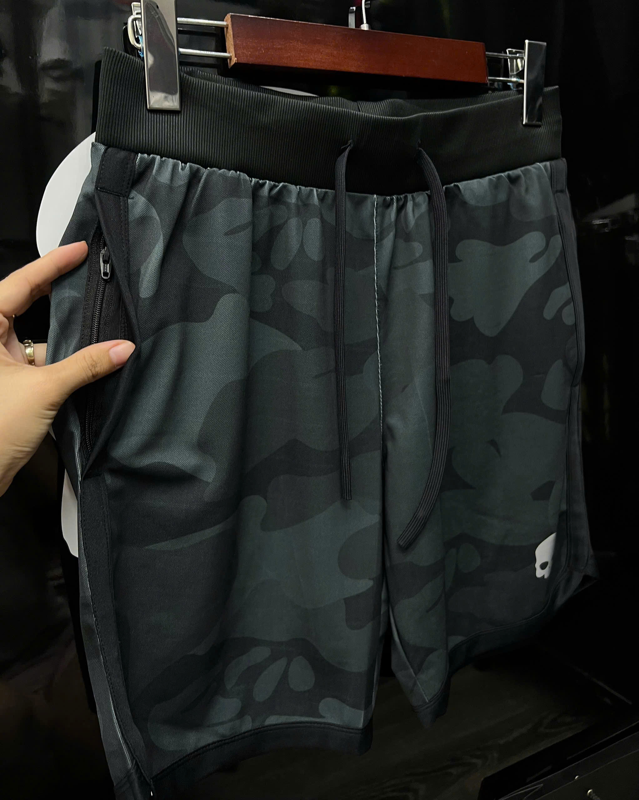 Set bộ thể thao hè Hydrogen kẻ ngực dằn di camo Like Auth XS-L MK