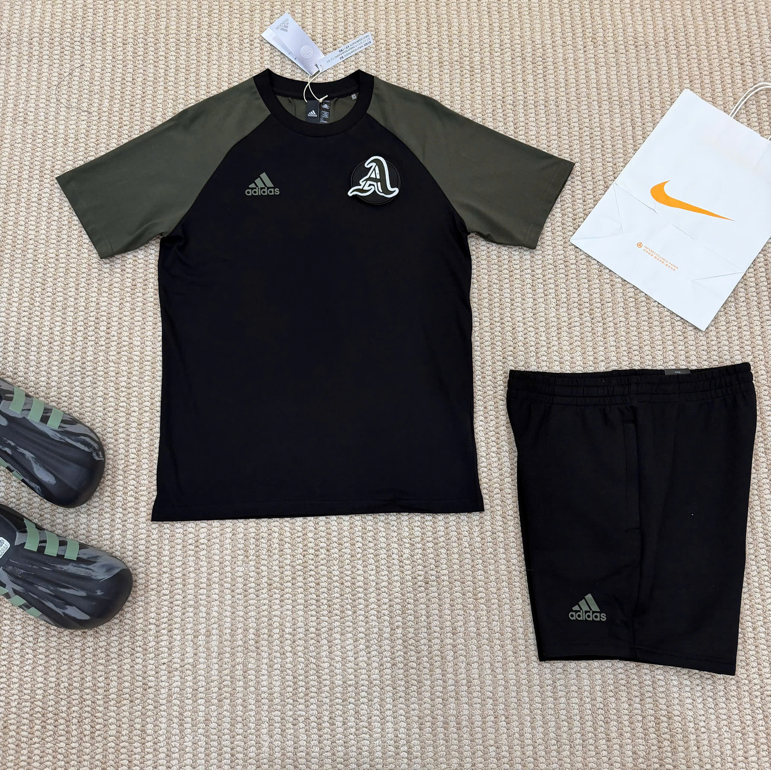 Set bộ thể thao hè Adidas Alpha logo ngực Like Auth S-XL MK