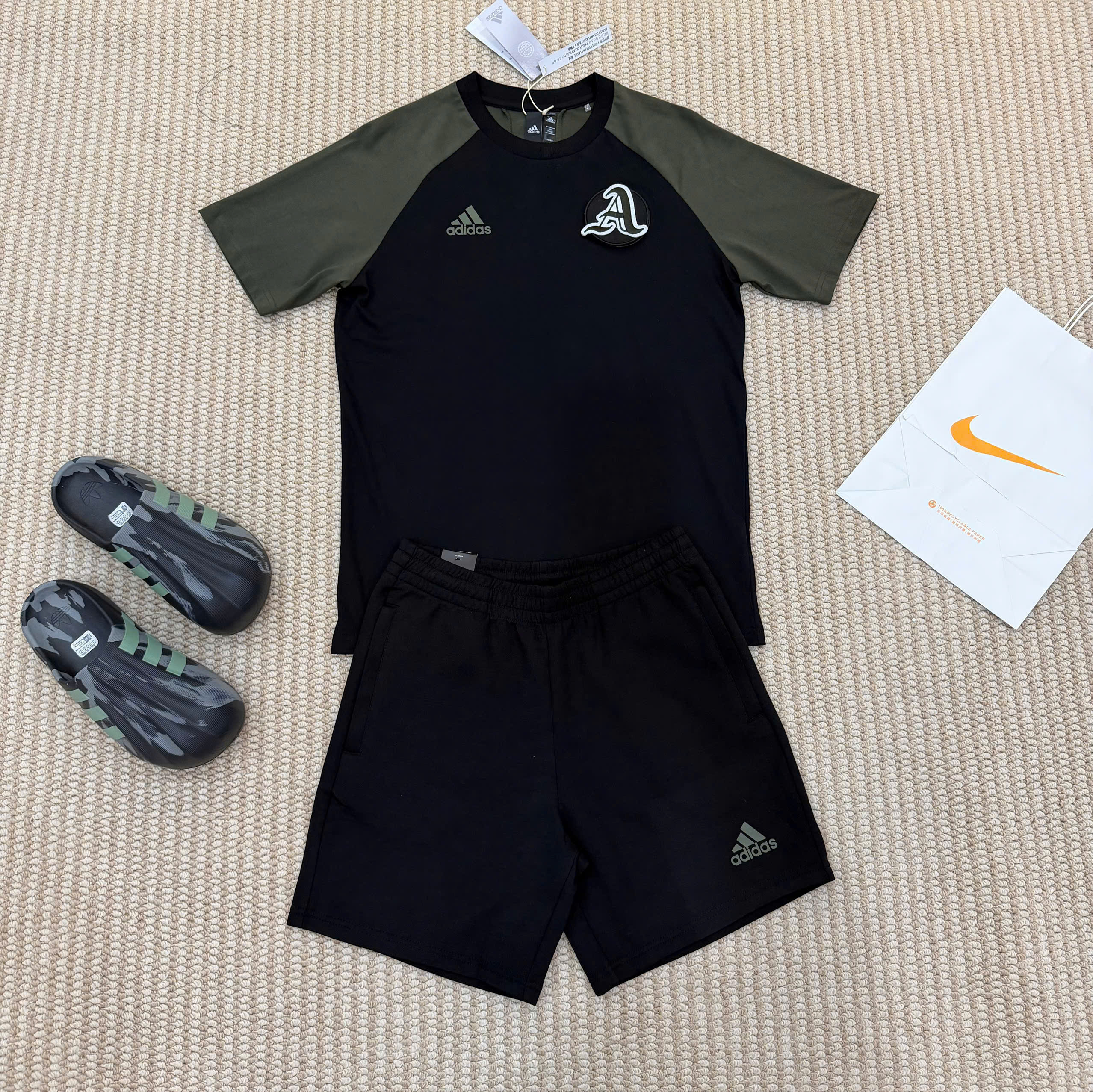 Set bộ thể thao hè Adidas Alpha logo ngực Like Auth S-XL MK