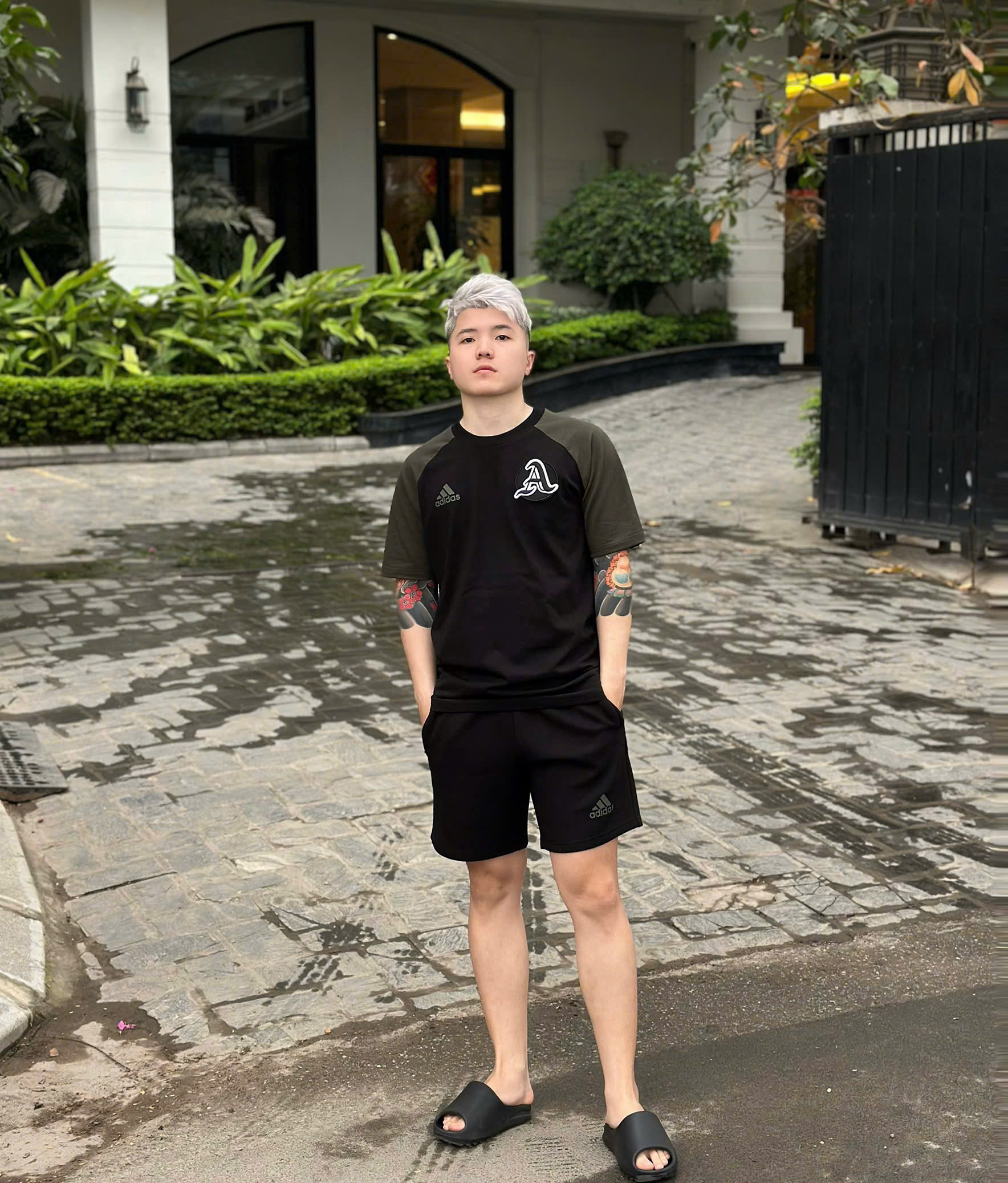 Set bộ thể thao hè Adidas Alpha logo ngực Like Auth S-XL MK