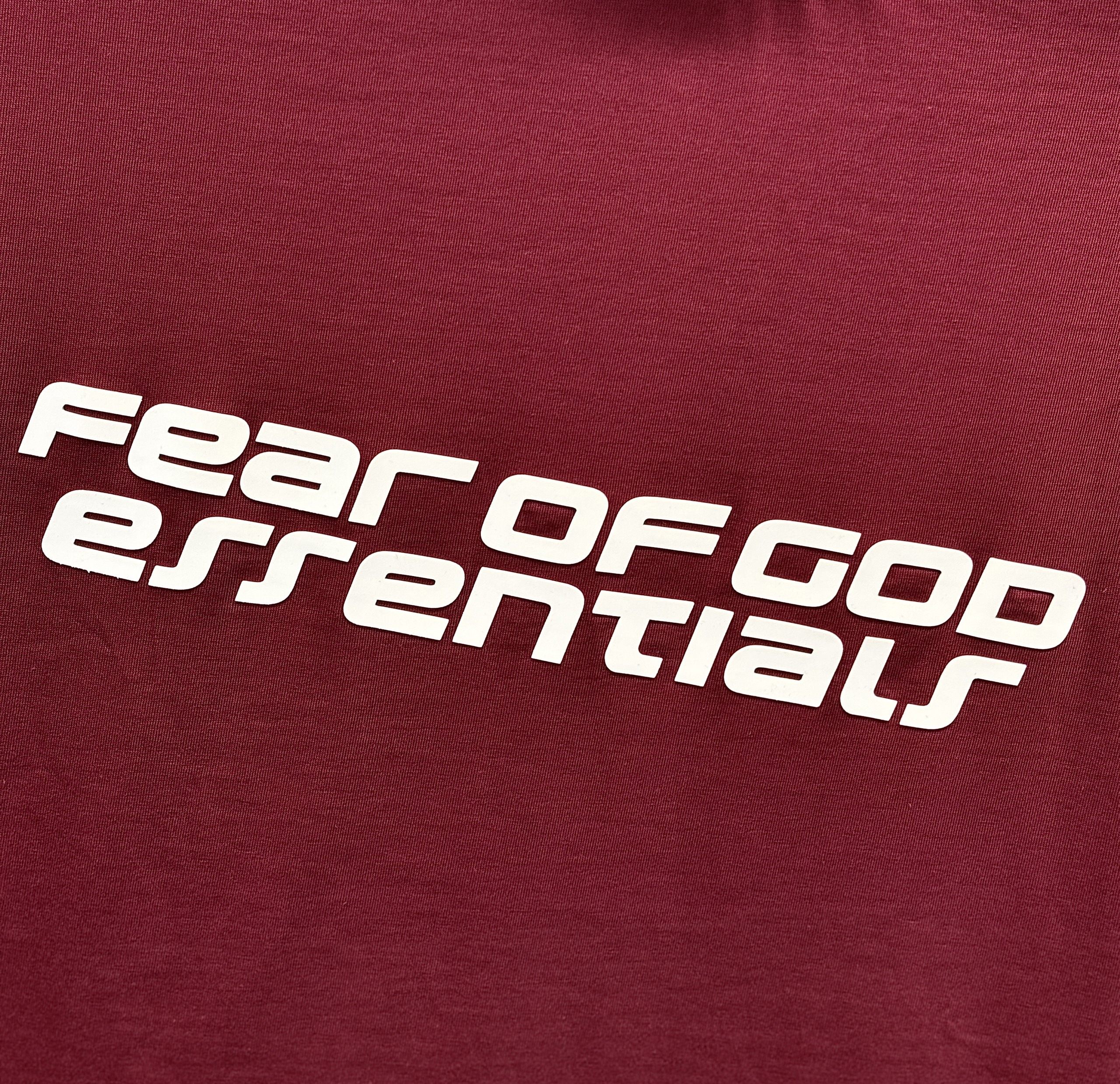 Set bộ thể thao hè Essentials Fear of God Đỏ Đen Like Auth XS-L CD