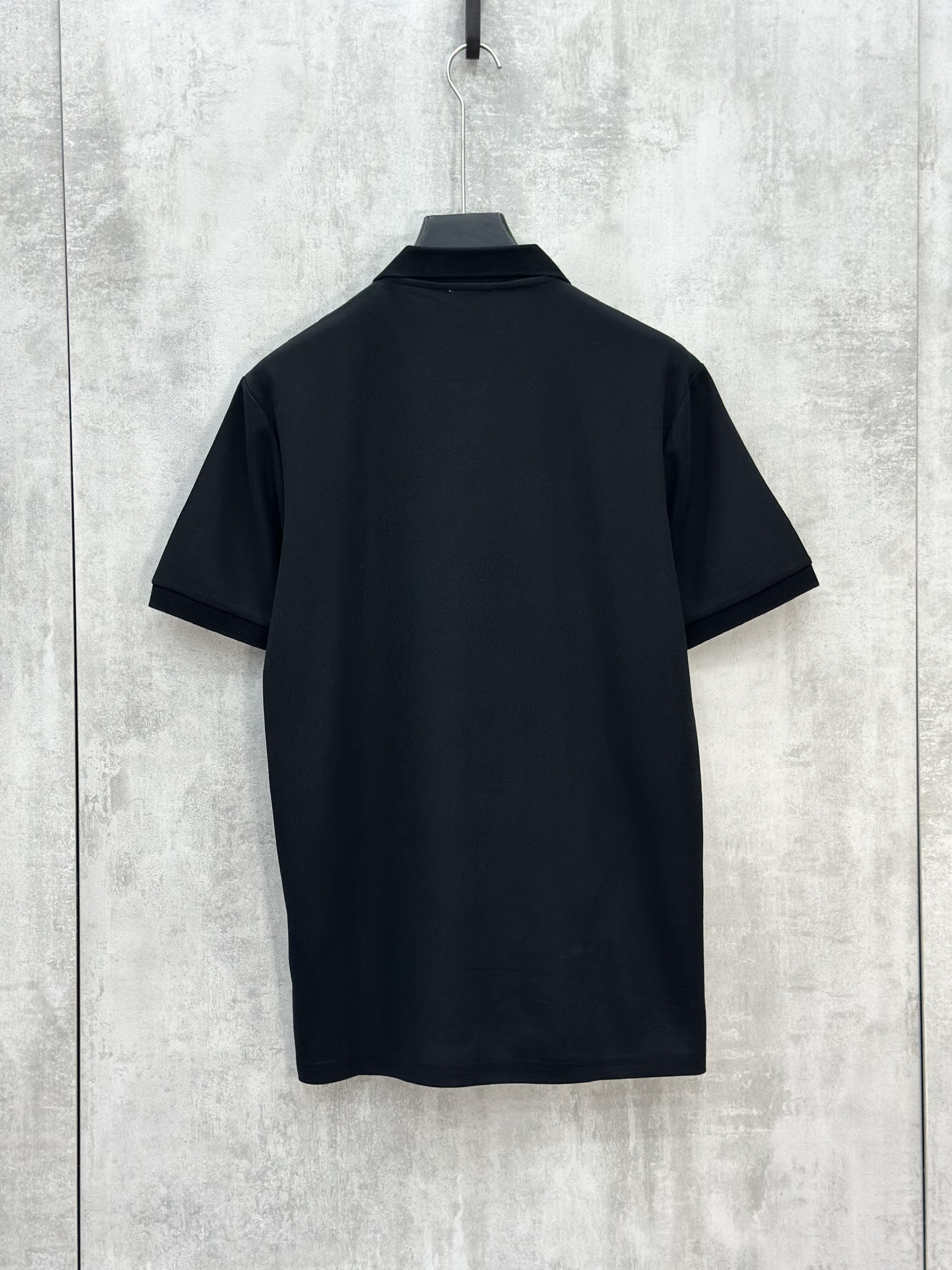 Áo polo Michael kẻ khuy cổ Đen Trắng Like Auth S-XL VTN\Đen