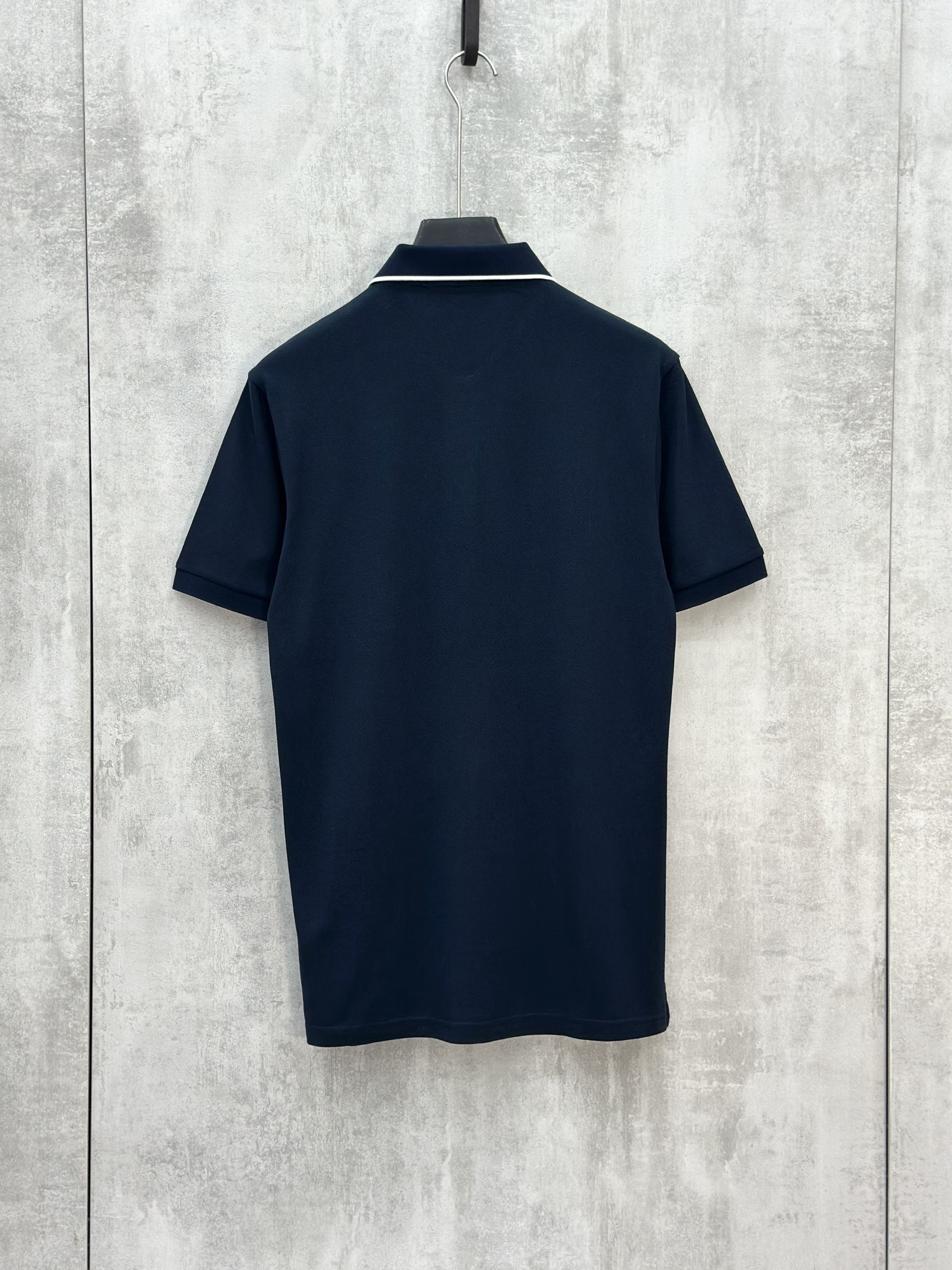 Áo polo Michael kẻ khuy cổ Đen Trắng logo thêu ngực Like Auth S-XL VTN\XANH THAN