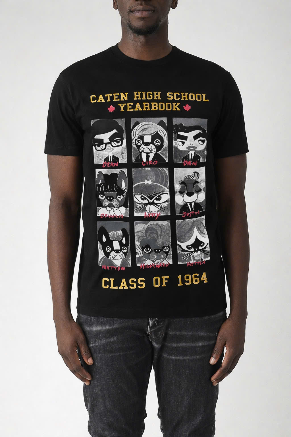 Áo phông T shirt Dsquared2 DSQ Carten Yearbook Like Auth S-XL CD