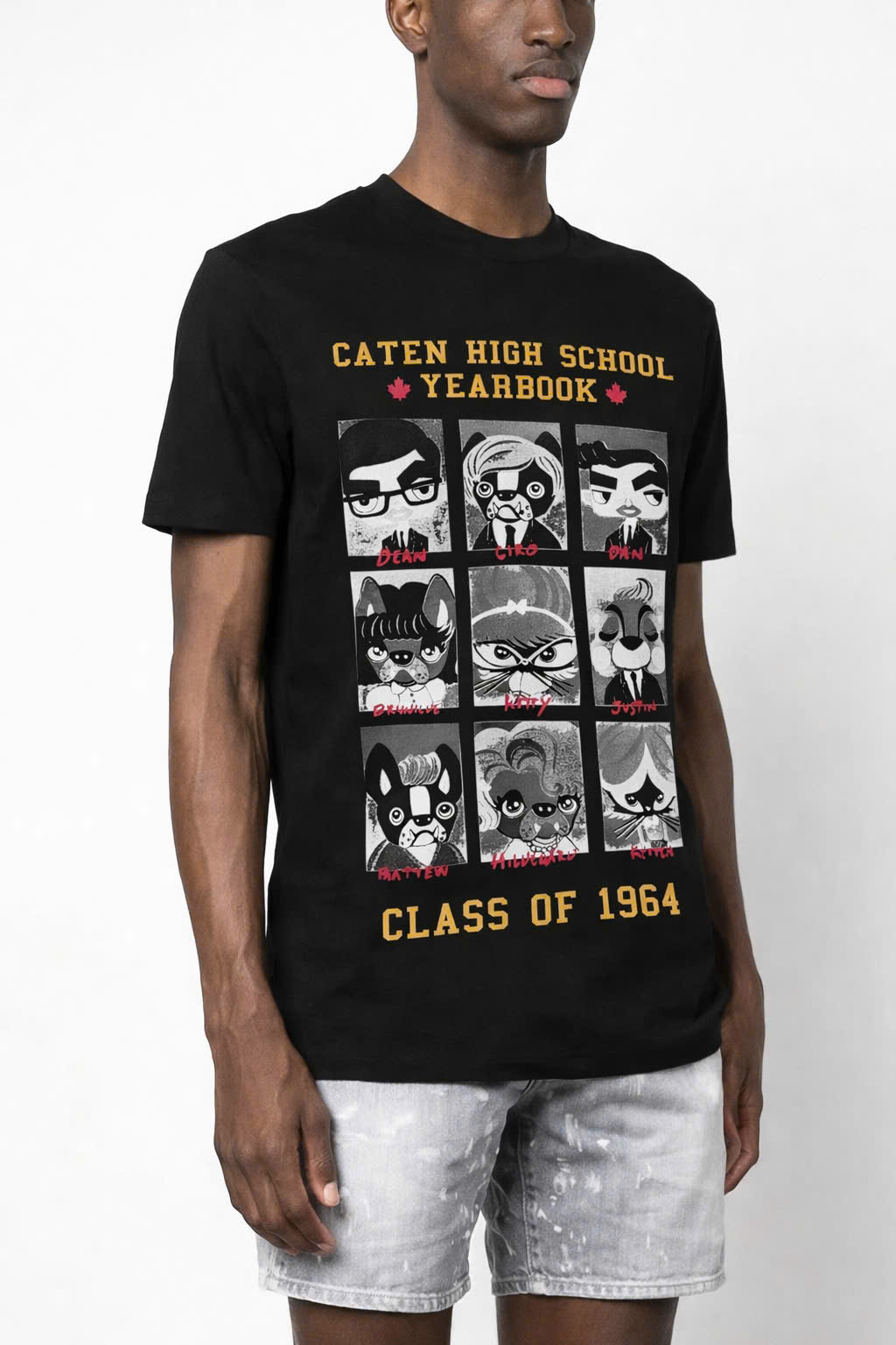 Áo phông T shirt Dsquared2 DSQ Carten Yearbook Like Auth S-XL CD