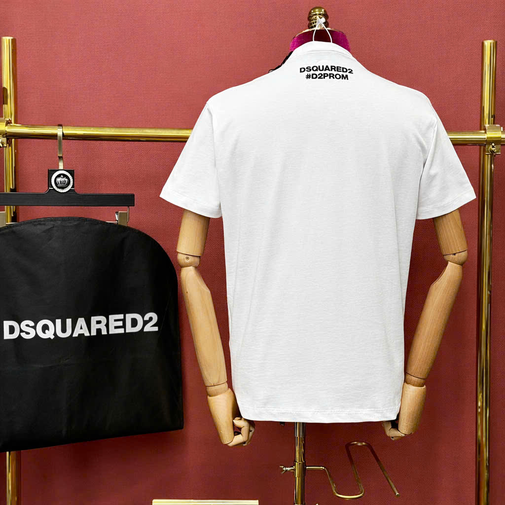 Áo phông T shirt Dsquared2 DSQ Carten Yearbook Like Auth S-XL CD