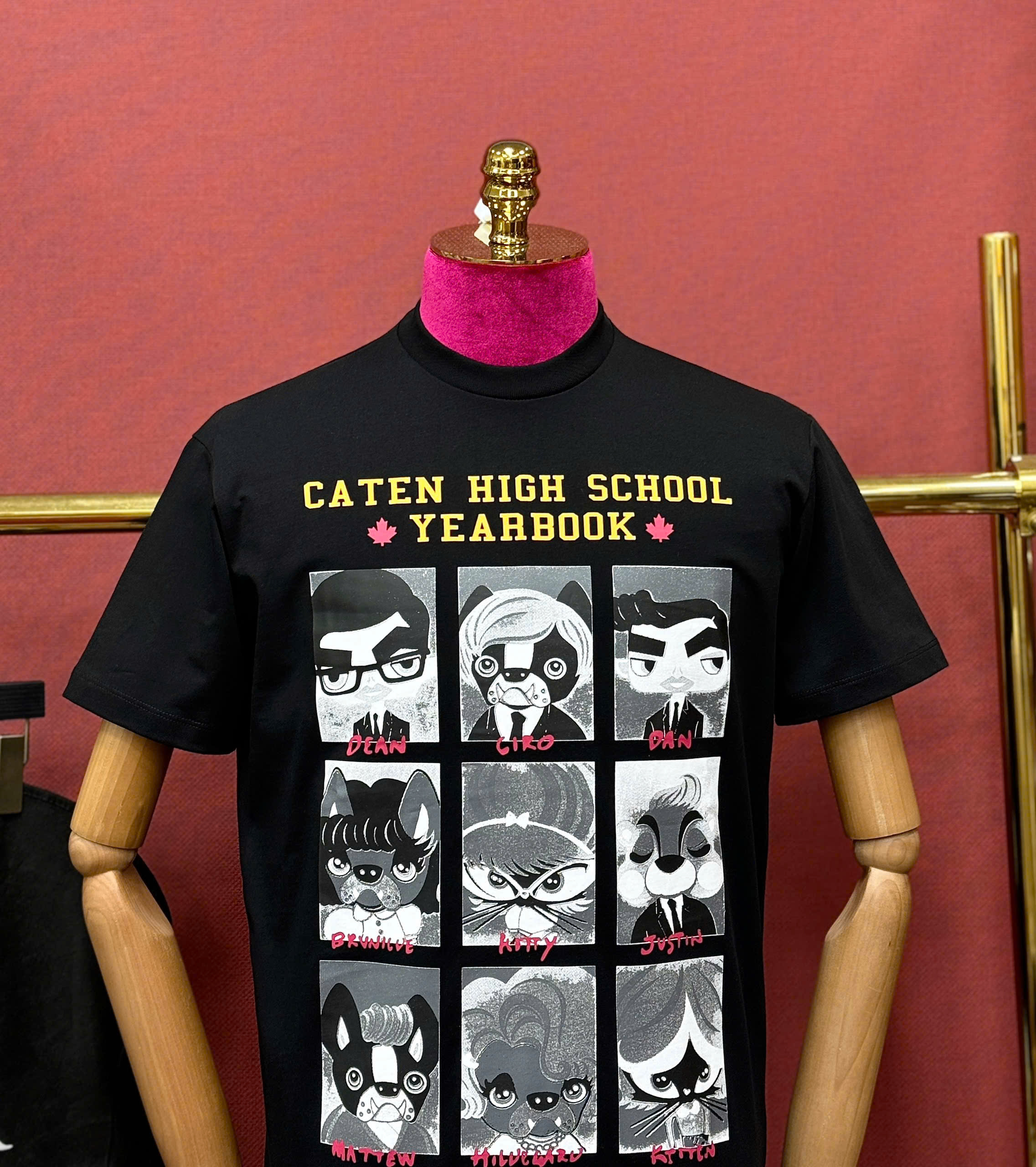 Áo phông T shirt Dsquared2 DSQ Carten Yearbook Like Auth S-XL CD