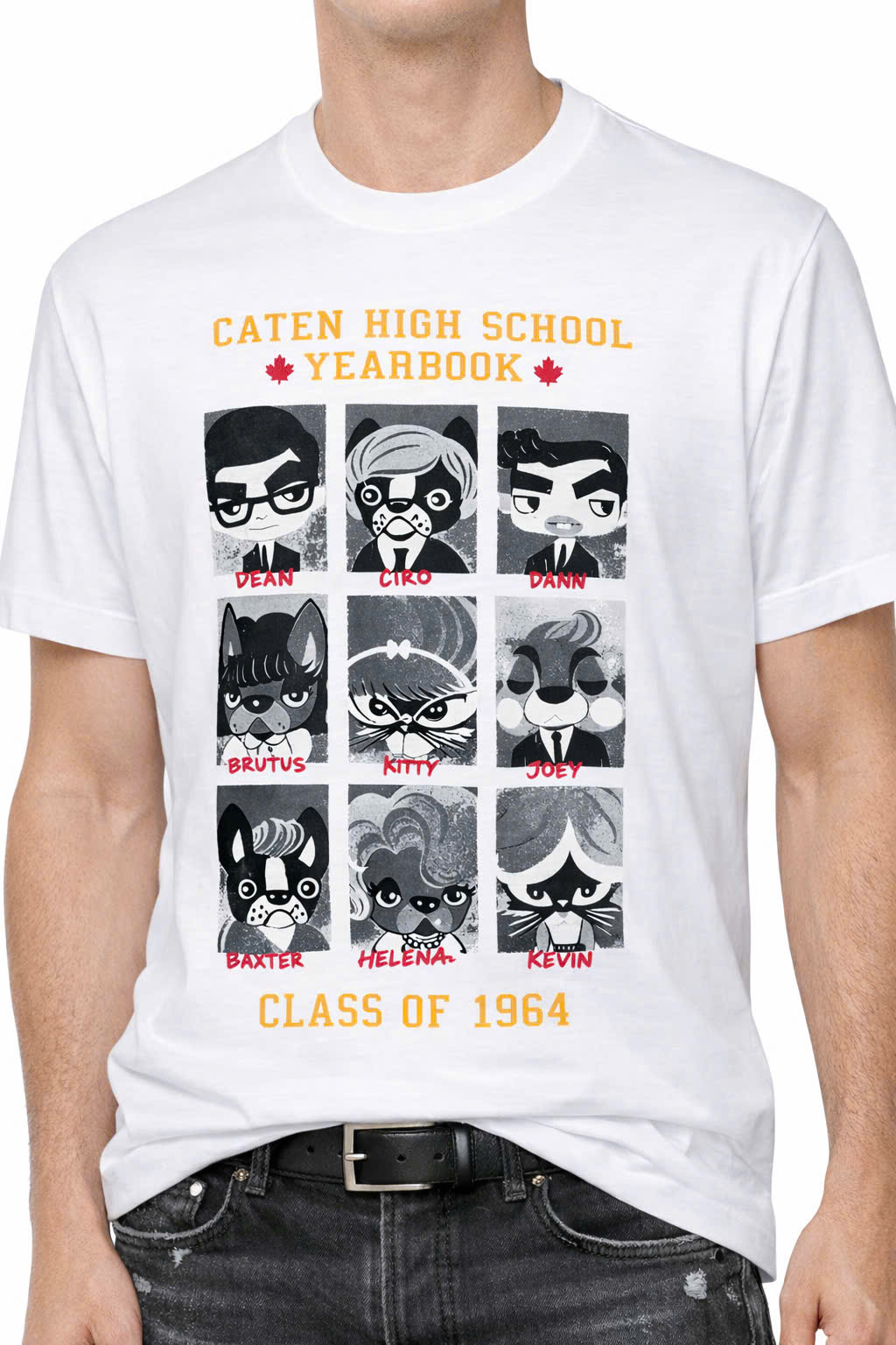 Áo phông T shirt Dsquared2 DSQ Carten Yearbook Like Auth S-XL CD