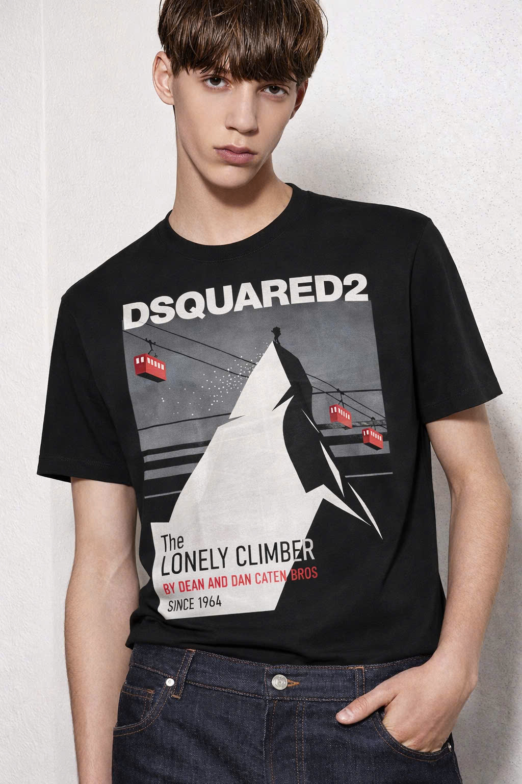 Áo phông T shirt Dsquared2 DSQ Lonely Climber Like Auth S-XL CD