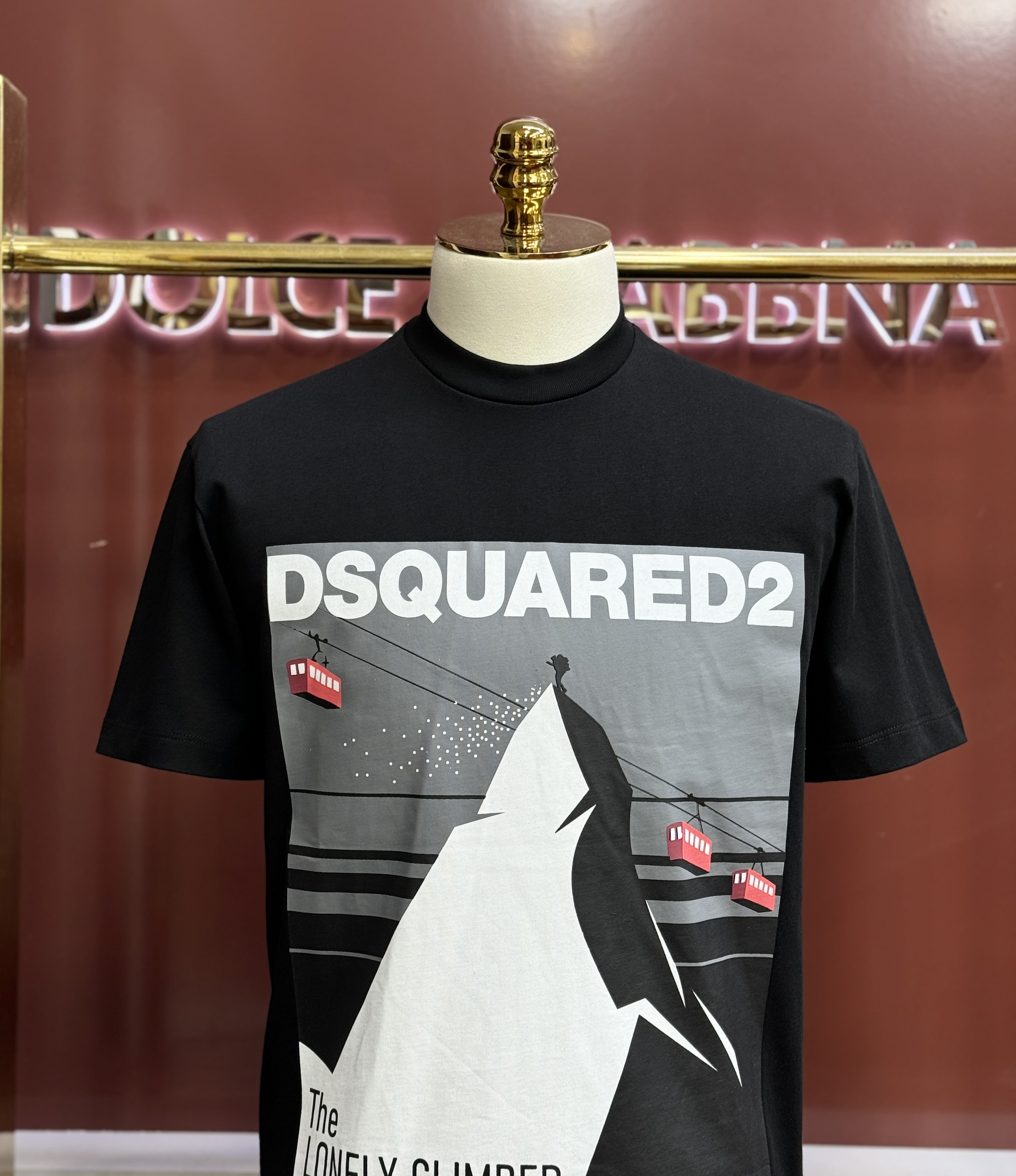 Áo phông T shirt Dsquared2 DSQ Lonely Climber Like Auth S-XL CD