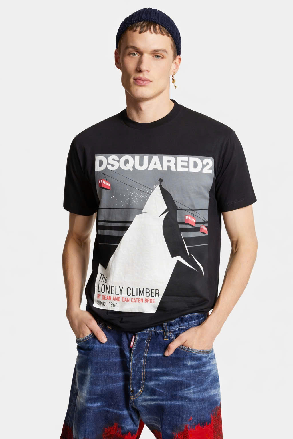 Áo phông T shirt Dsquared2 DSQ Lonely Climber Like Auth S-XL CD