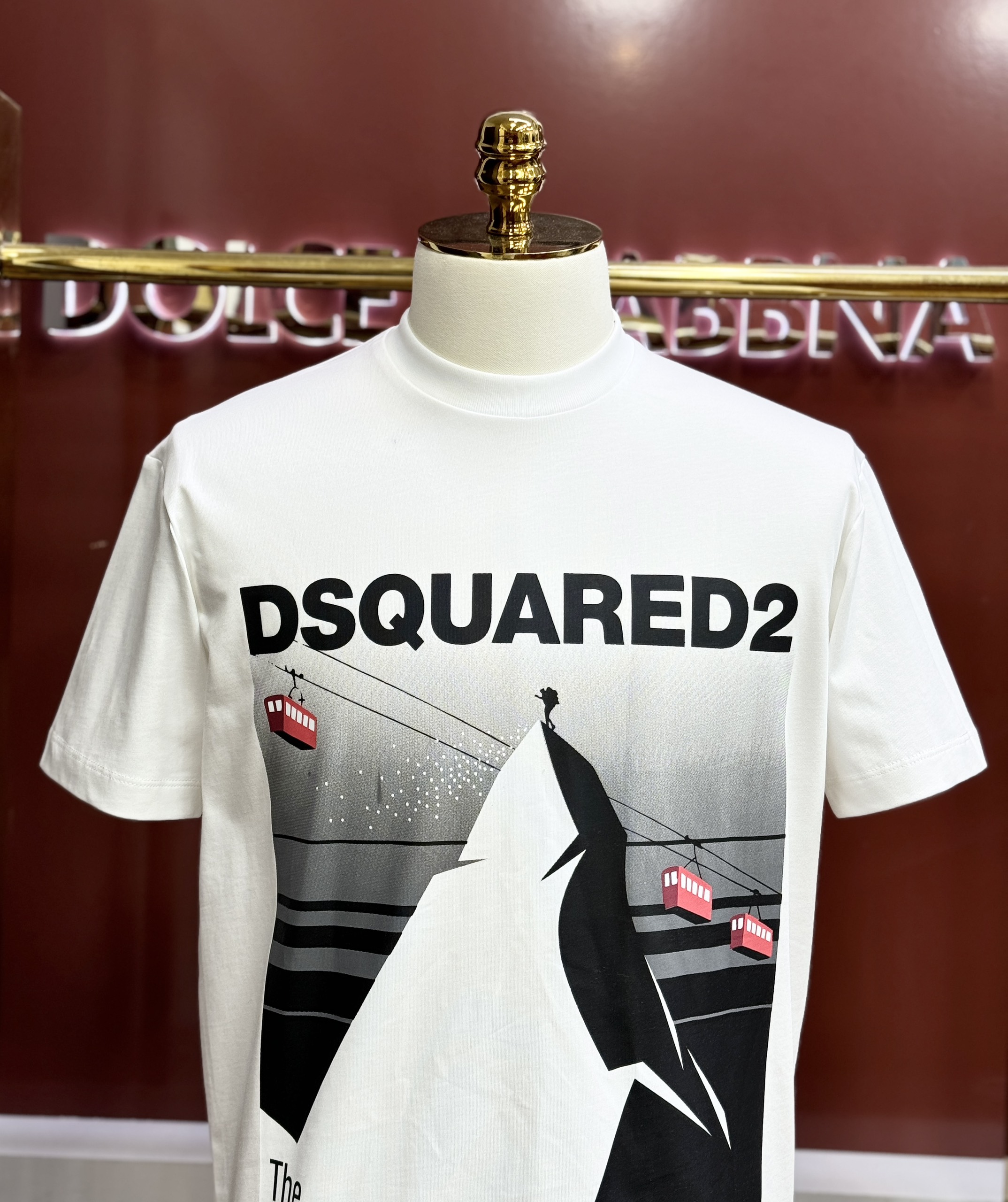 Áo phông T shirt Dsquared2 DSQ Lonely Climber Like Auth S-XL CD