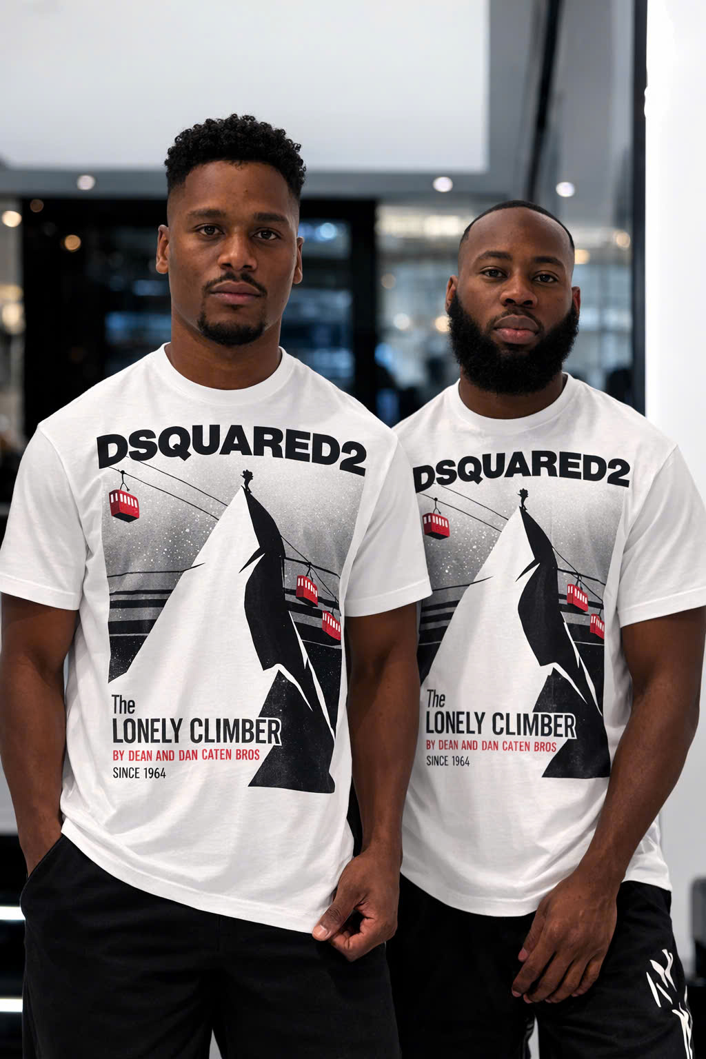 Áo phông T shirt Dsquared2 DSQ Lonely Climber Like Auth S-XL CD