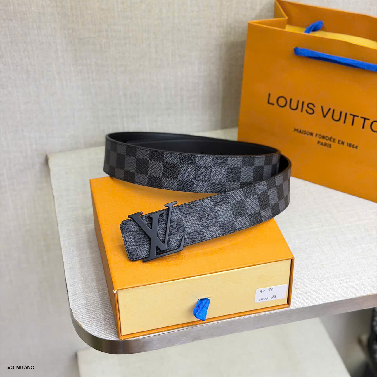 Thắt lưng dây nịt Louis Vuitton logo mặt Kim loại LV các mẫu new 2026 Like Auth 90-100 MK