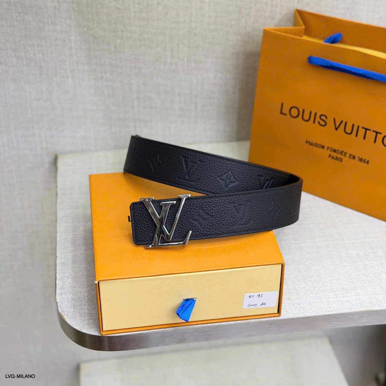 Thắt lưng dây nịt Louis Vuitton logo mặt Kim loại LV các mẫu new 2026 Like Auth 90-100 MK