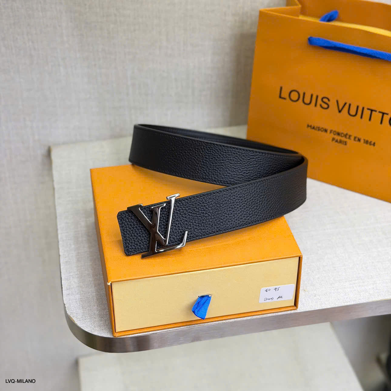 Thắt lưng dây nịt Louis Vuitton logo mặt Kim loại LV các mẫu new 2026 Like Auth 90-100 MK