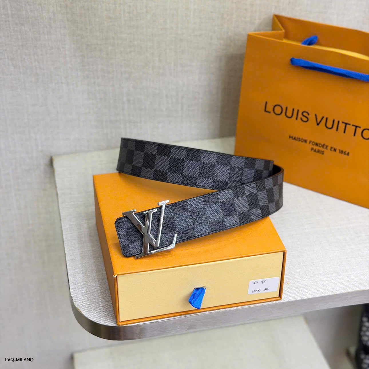 Thắt lưng dây nịt Louis Vuitton logo mặt Kim loại LV các mẫu new 2026 Like Auth 90-100 MK
