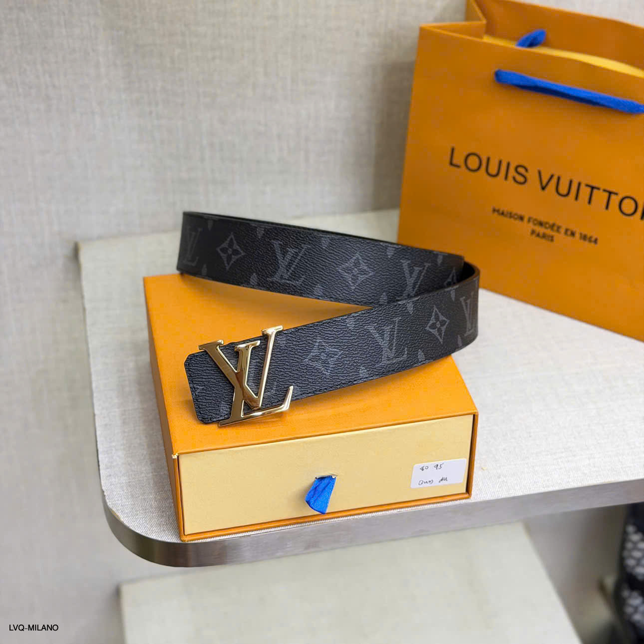Thắt lưng dây nịt Louis Vuitton logo mặt Kim loại LV các mẫu new 2026 Like Auth 90-100 MK