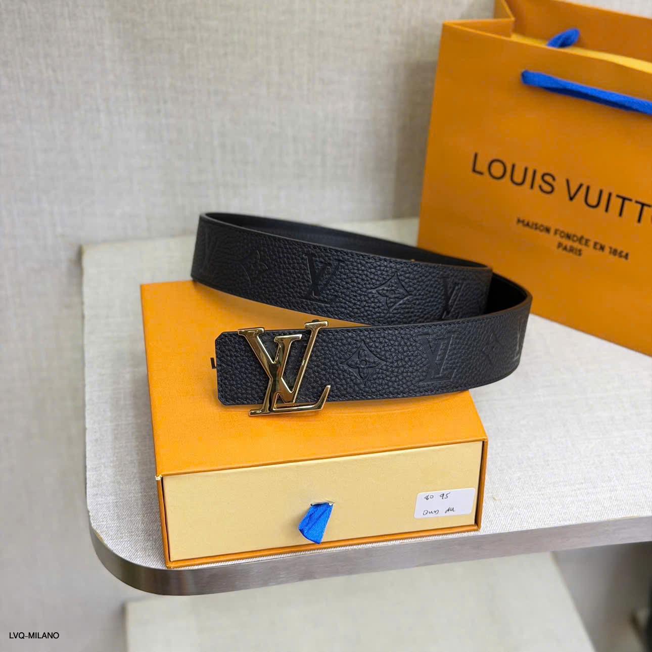 Thắt lưng dây nịt Louis Vuitton logo mặt Kim loại LV các mẫu new 2026 Like Auth 90-100 MK