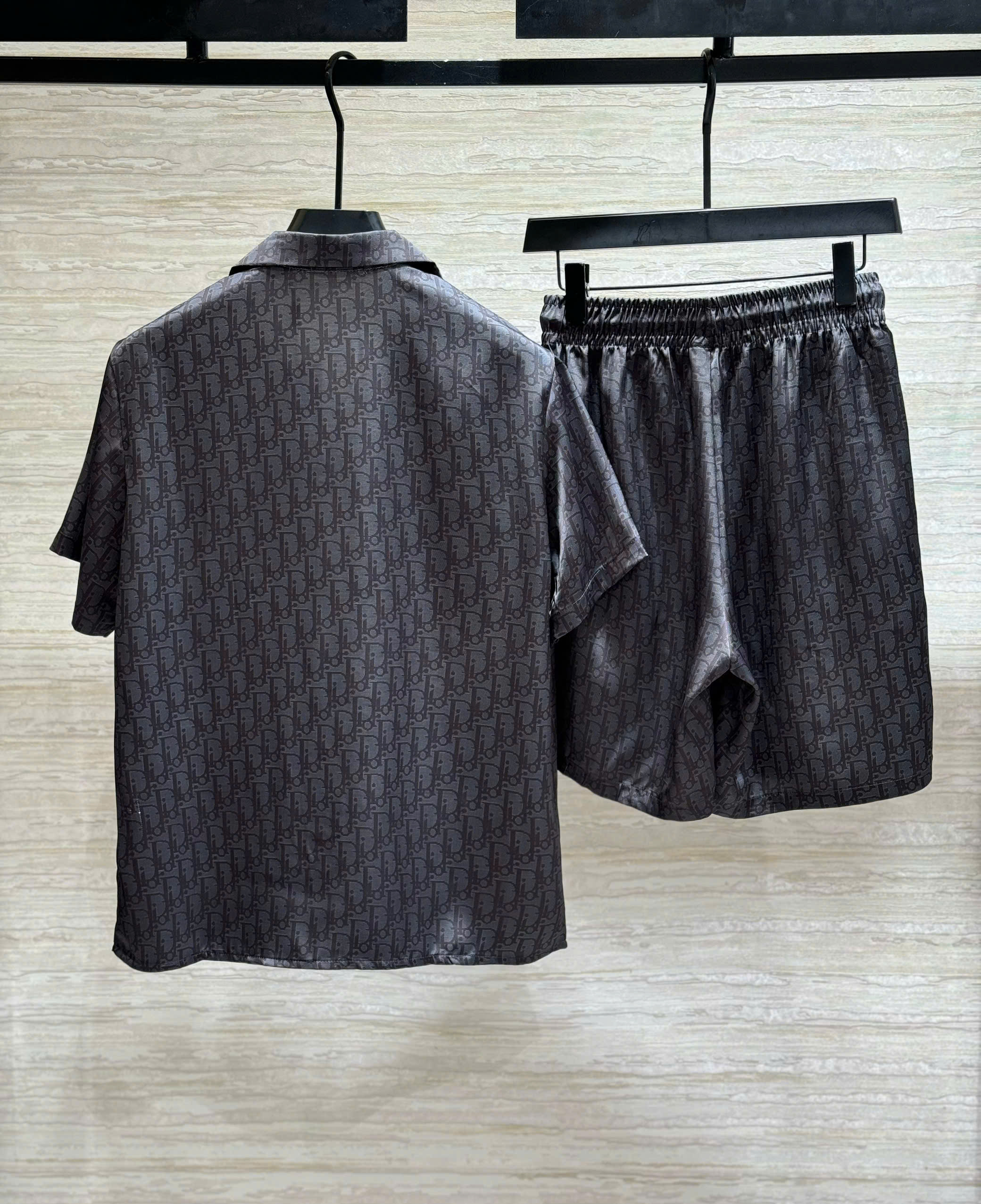 Set bộ lụa hè Dior CD họa tiết Obique full nhiều tag Like Auth M-XXL DDT