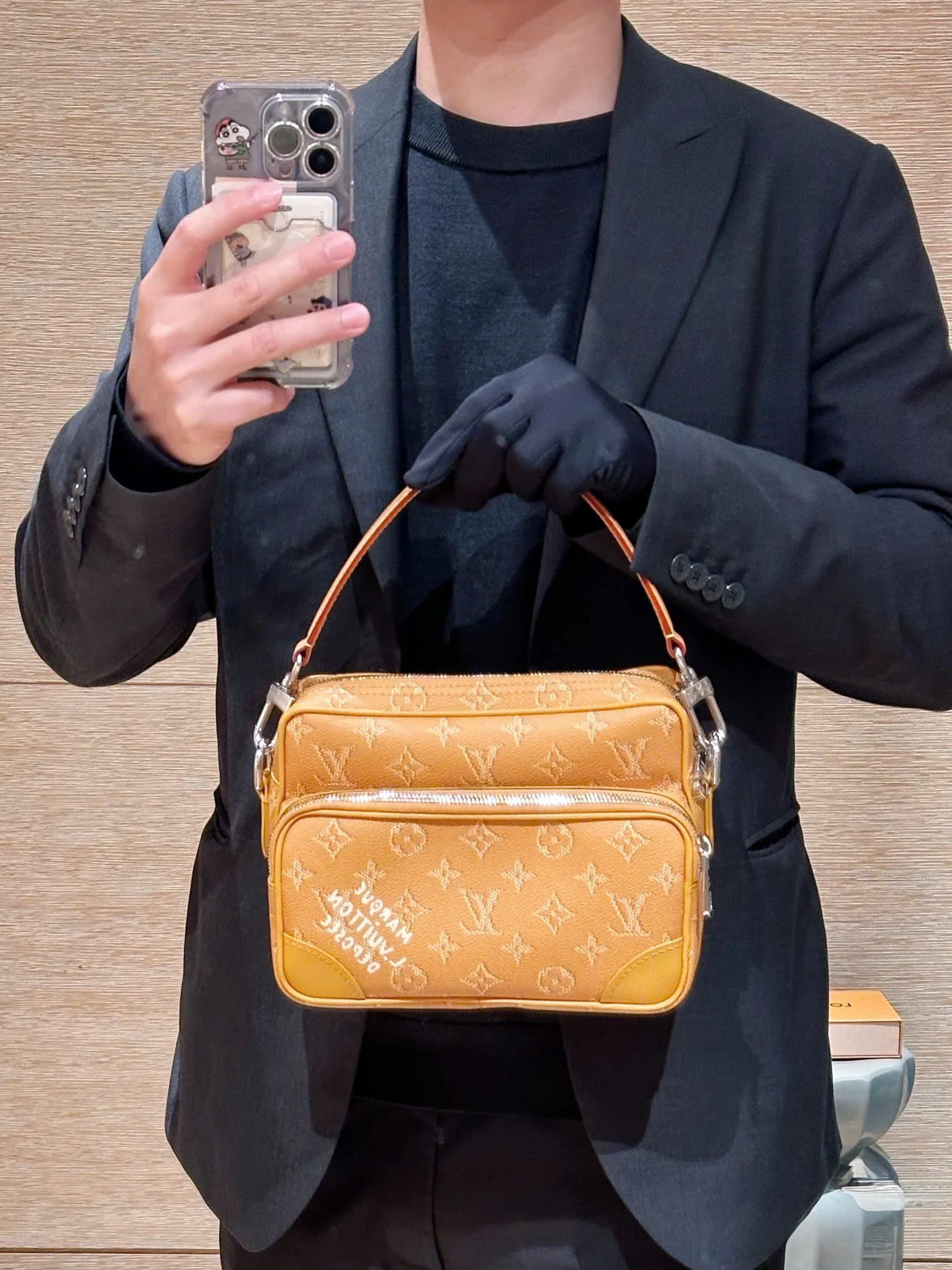 Túi đeo chéo Clutch Louis Vuitton LV Vàng Monogram Archive 2in1 Like Auth 1-1 on web 25x18x11 PLD