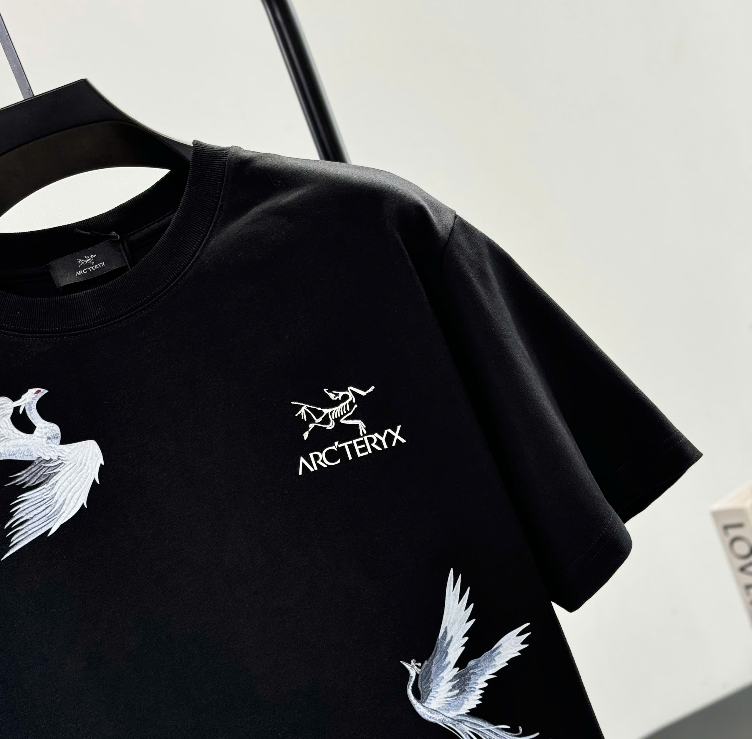 Áo phông T shirt Arcteryx họa tiết Phượng Bay Like Auth S-L DDT\Đen