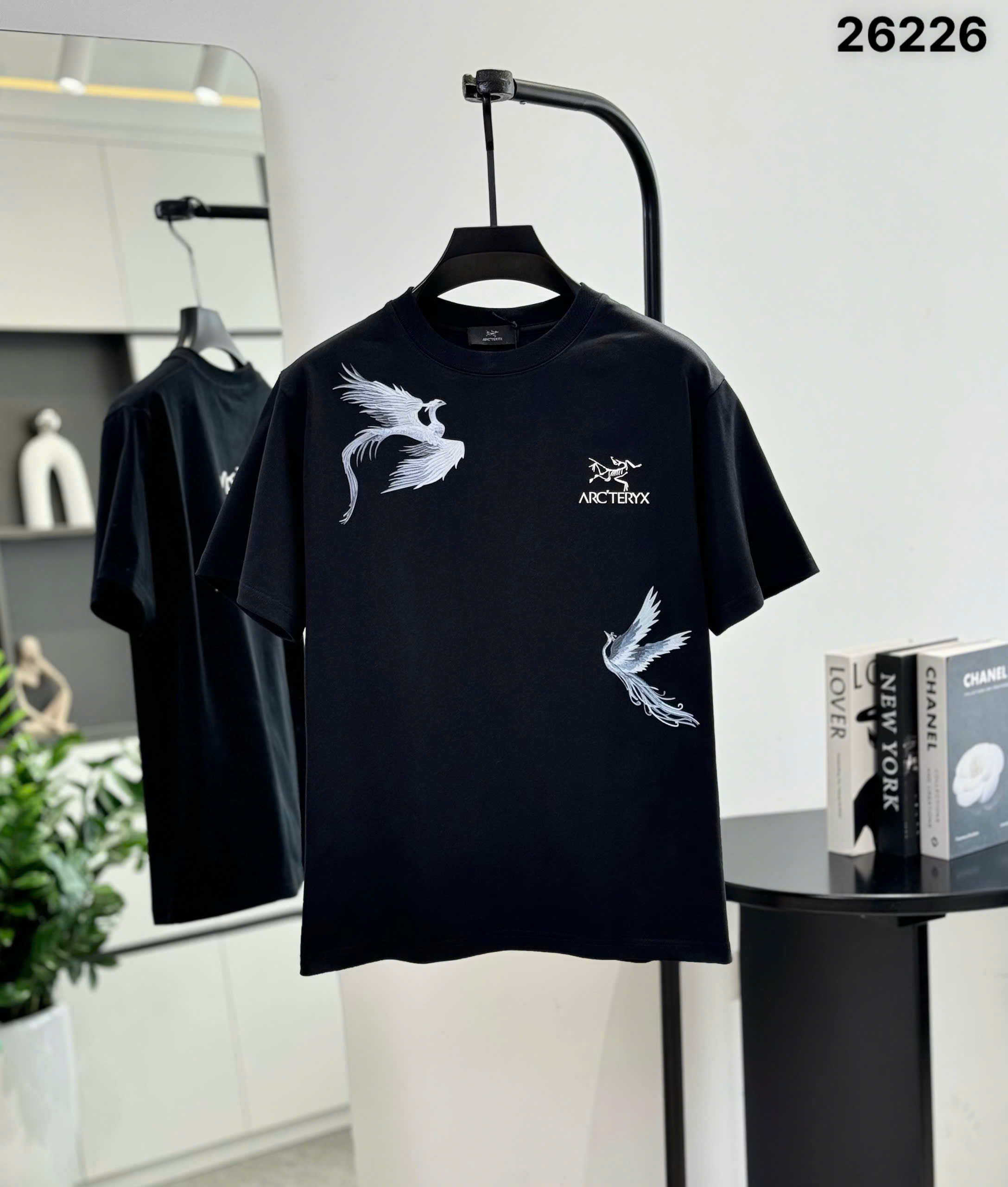 Áo phông T shirt Arcteryx họa tiết Phượng Bay Like Auth S-L DDT\Đen