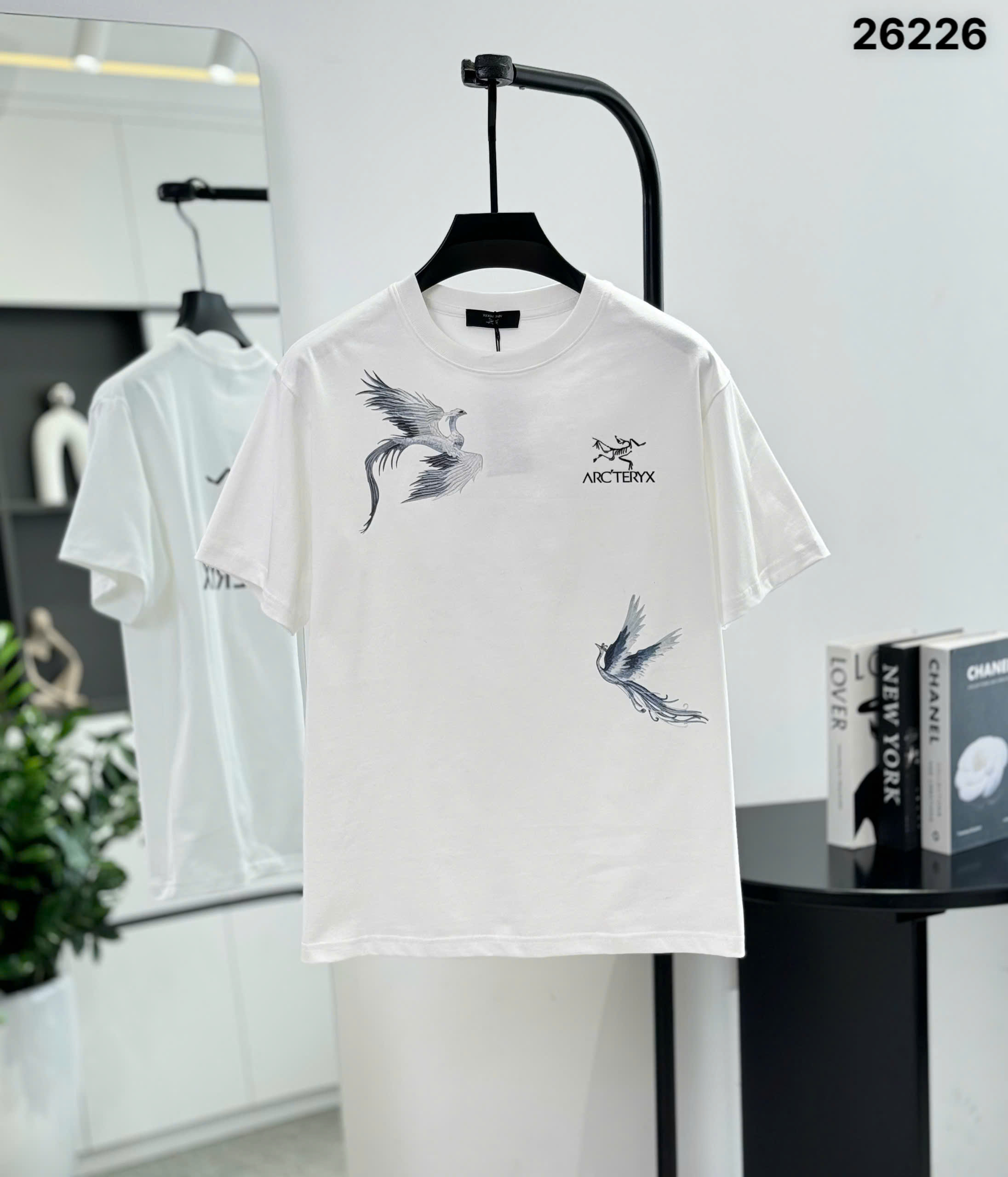 Áo phông T shirt Arcteryx họa tiết Phượng Bay Like Auth S-L DDT\trắng