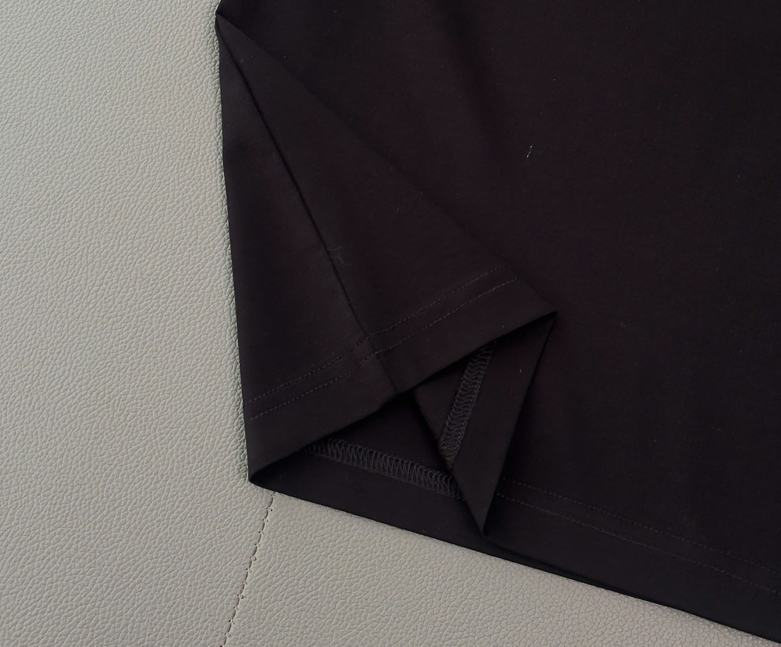 Áo phông T shirt Hermes HM wash ô vuông Cam ngực hình đính đá Like Auth S-XL DDT\Đen