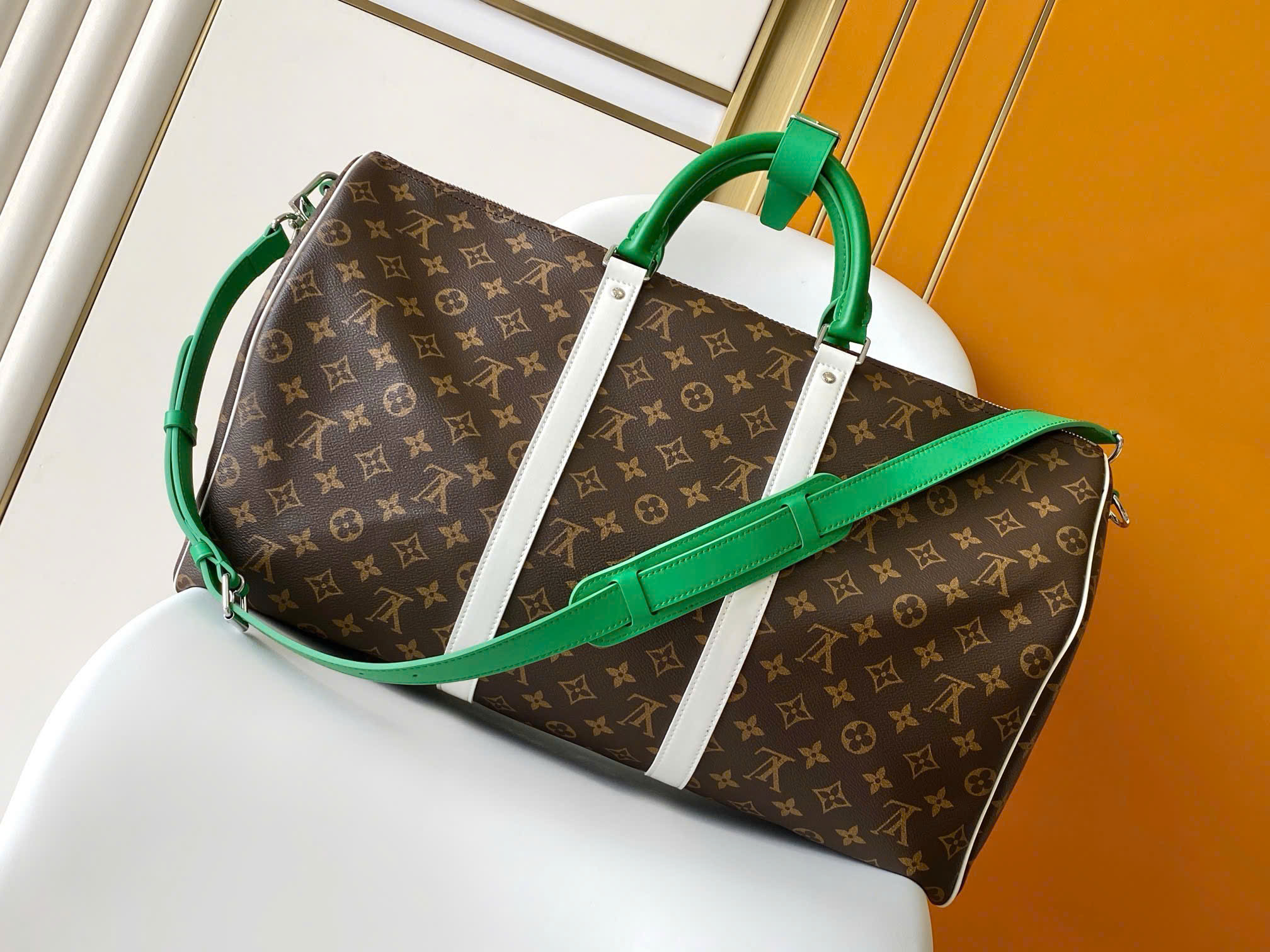 Túi trống du lịch Louis Vuitton Keepall Bandoulière LV Golf monogram 50 bản 1-1 on web PLD