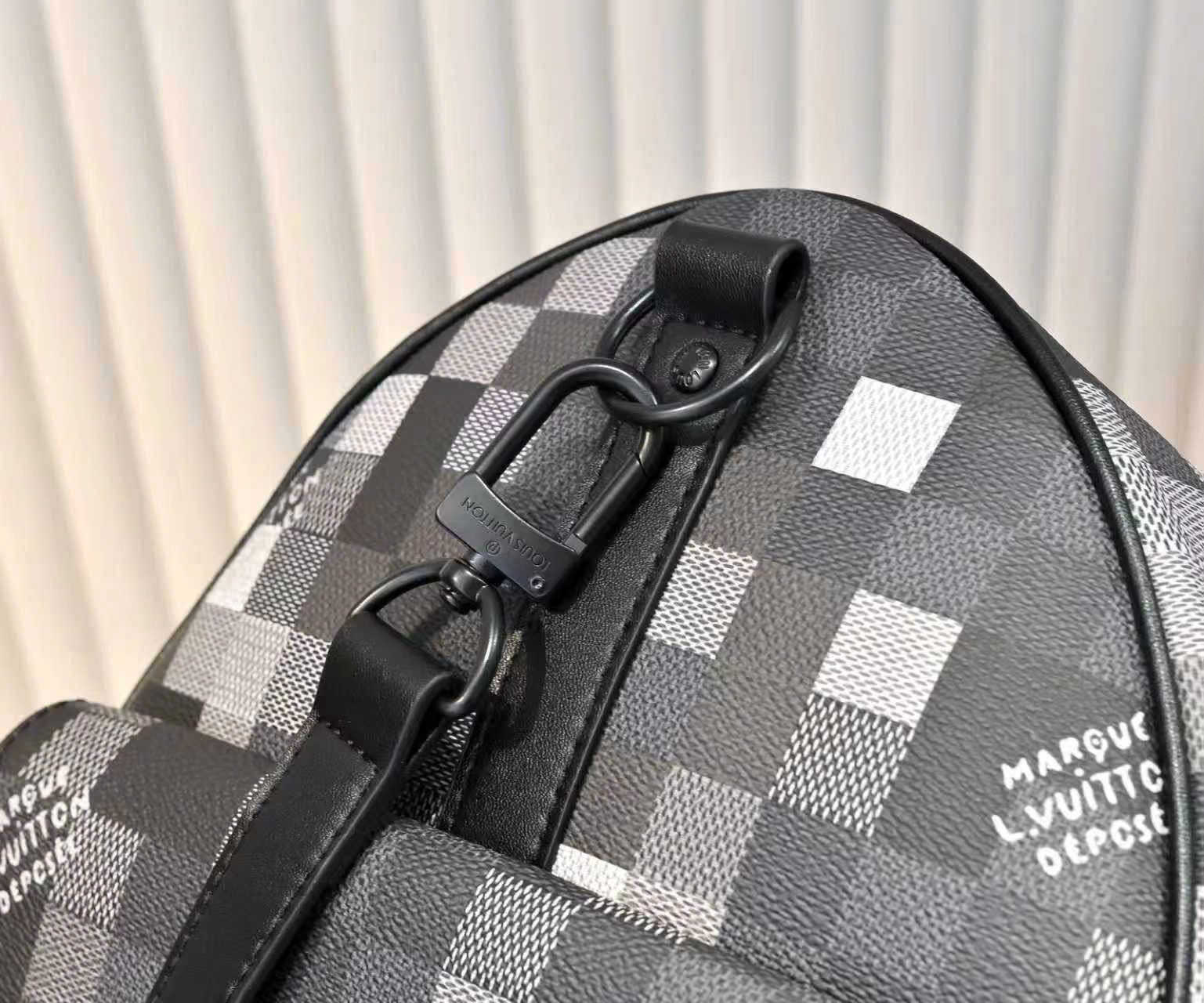 Túi trống du lịch Louis Vuitton LV Keepall Damoflage Black 50 bản 1-1 on web PLD