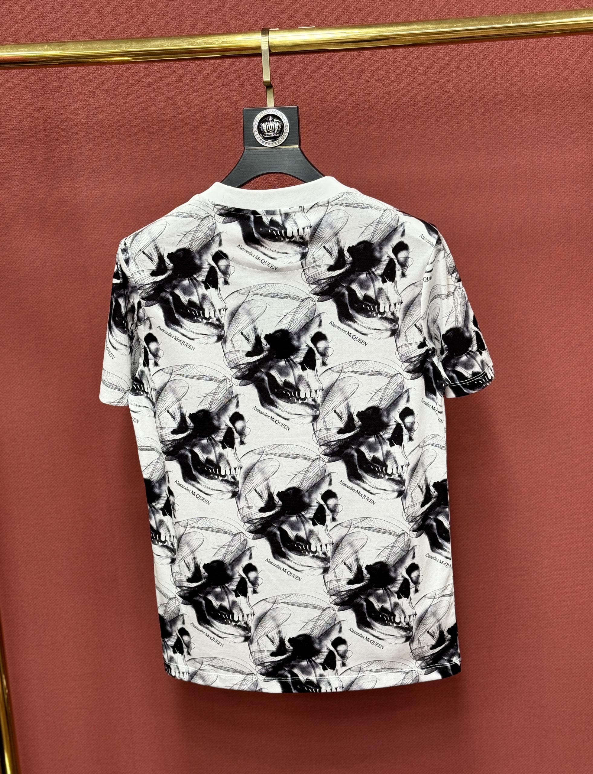 Áo phông T shirt Mcqueen MCQ họa tiết Đầu Lâu và Chuồn Chuồn Like Auth 44-50 CD