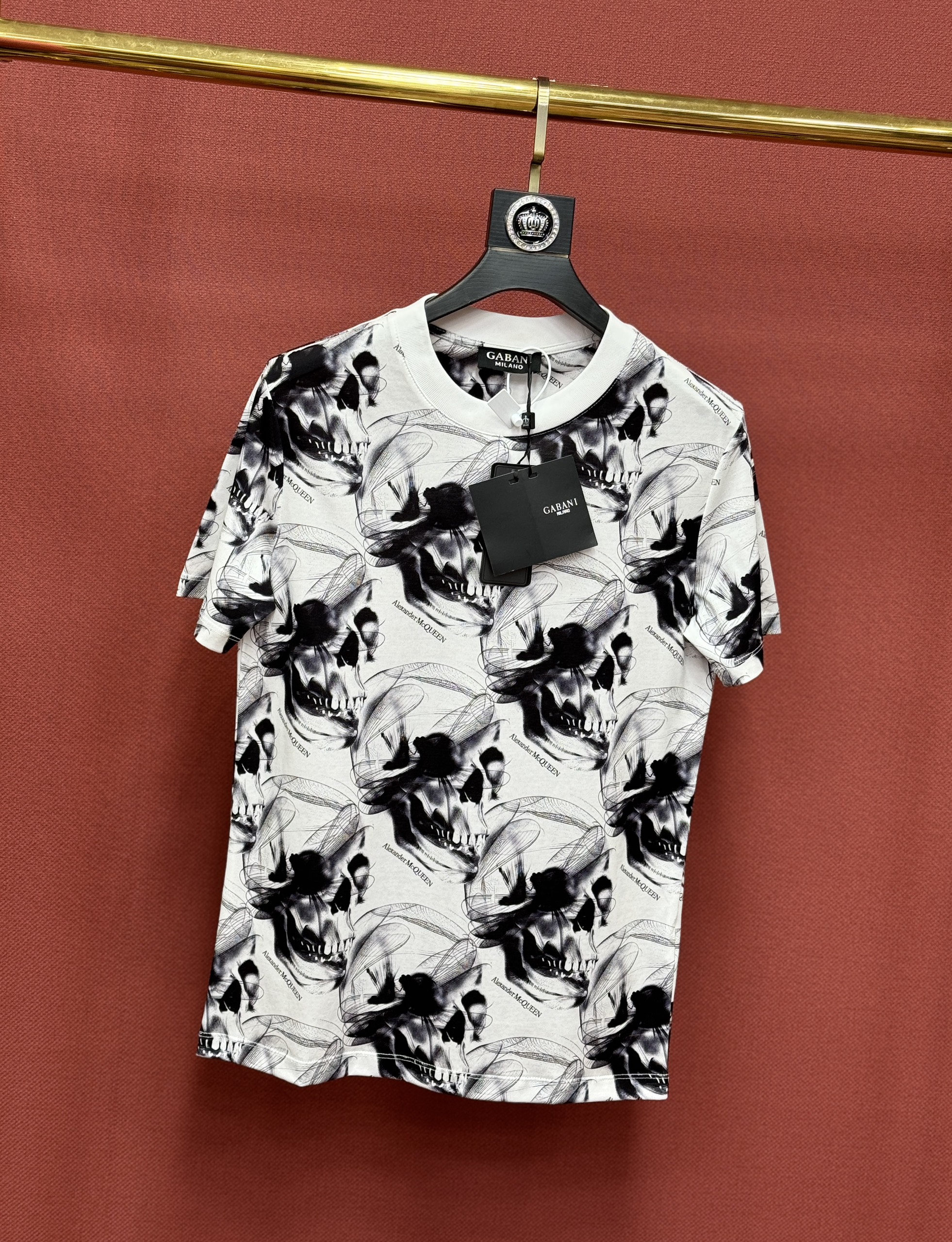 Áo phông T shirt Mcqueen MCQ họa tiết Đầu Lâu và Chuồn Chuồn Like Auth 44-50 CD