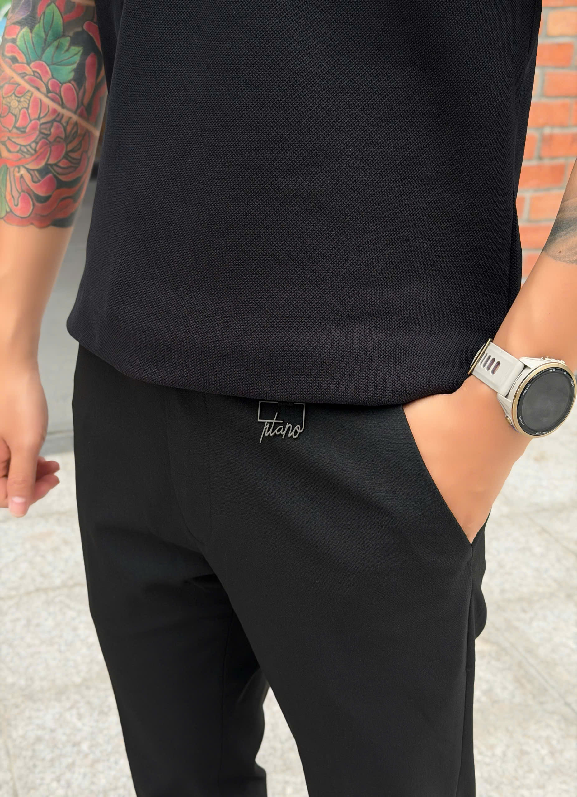 Quần tây âu Tilano logo bạc tag cạp Like Auth 29-35 VTN