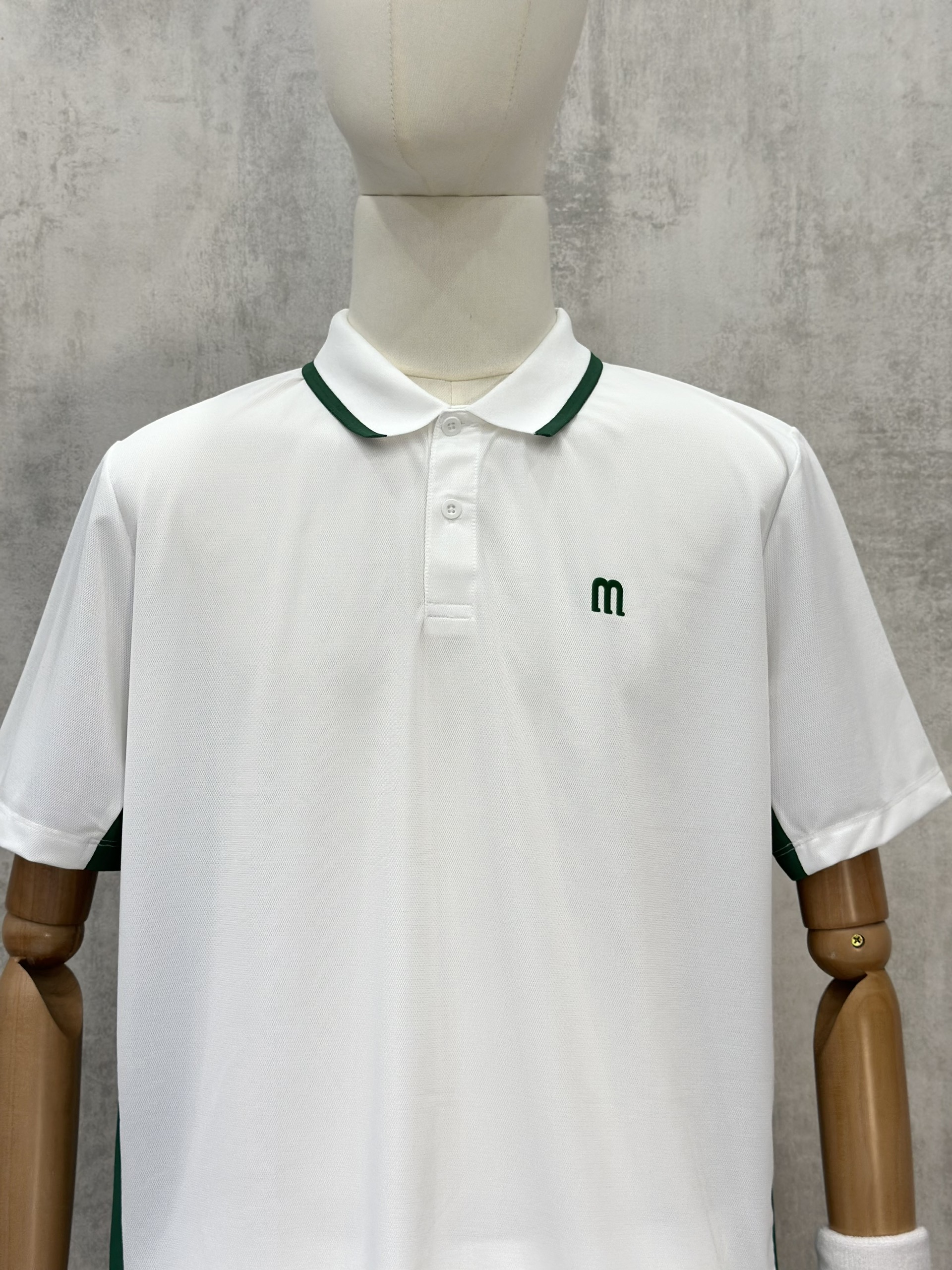 Set bộ thể thao hè Manseti Trắng cổ bẻ Like Auth S-XL VTN