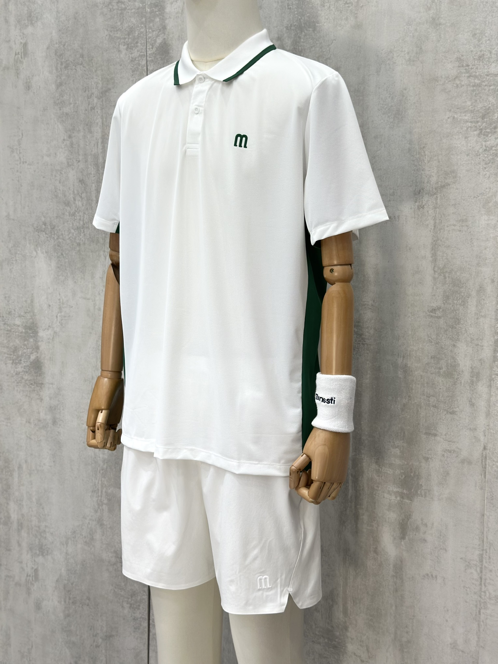 Set bộ thể thao hè Manseti Trắng cổ bẻ Like Auth S-XL VTN