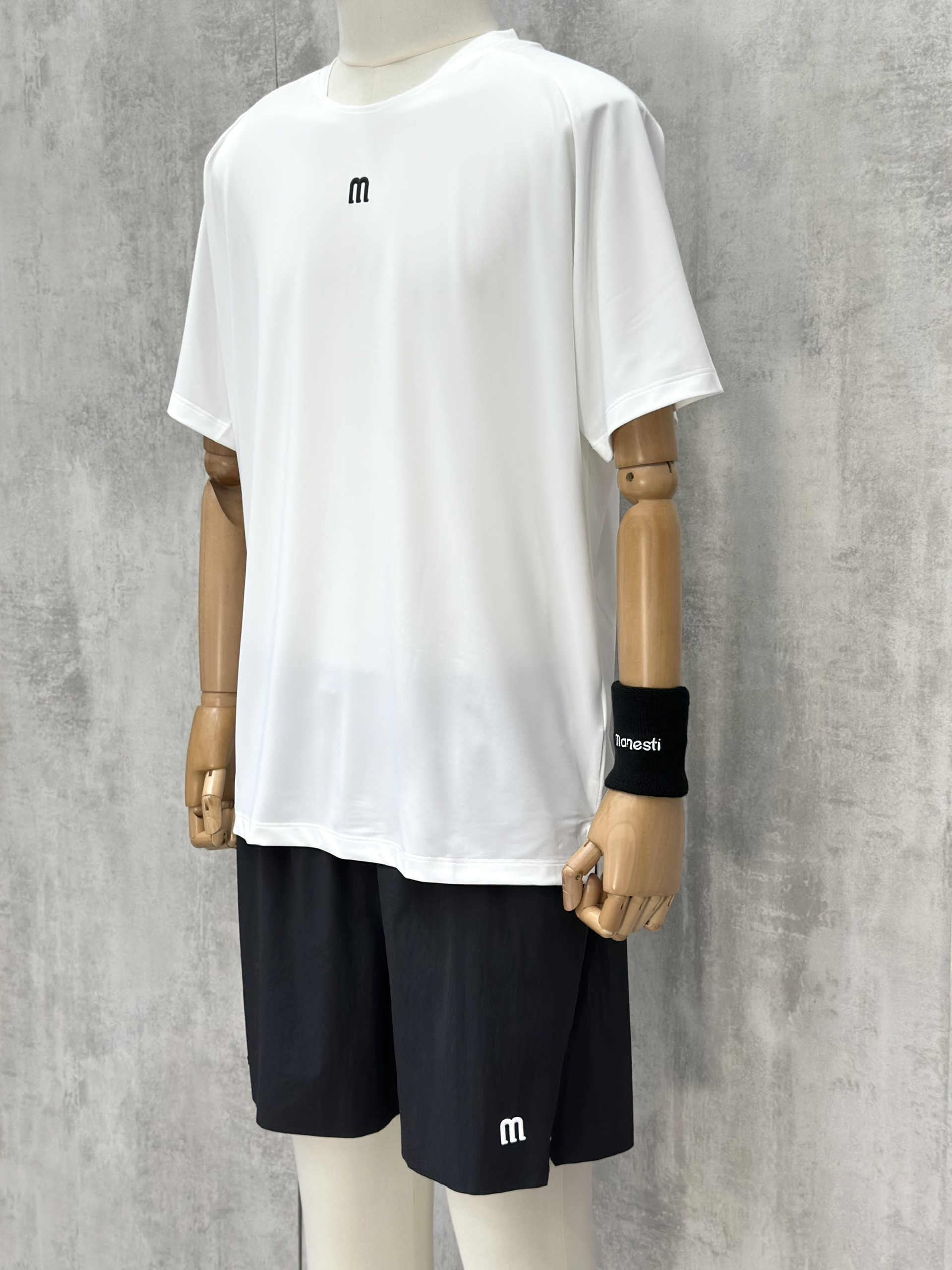 Set bộ thể thao hè Manseti Trắng Đen cổ tròn Like Auth S-XL VTN