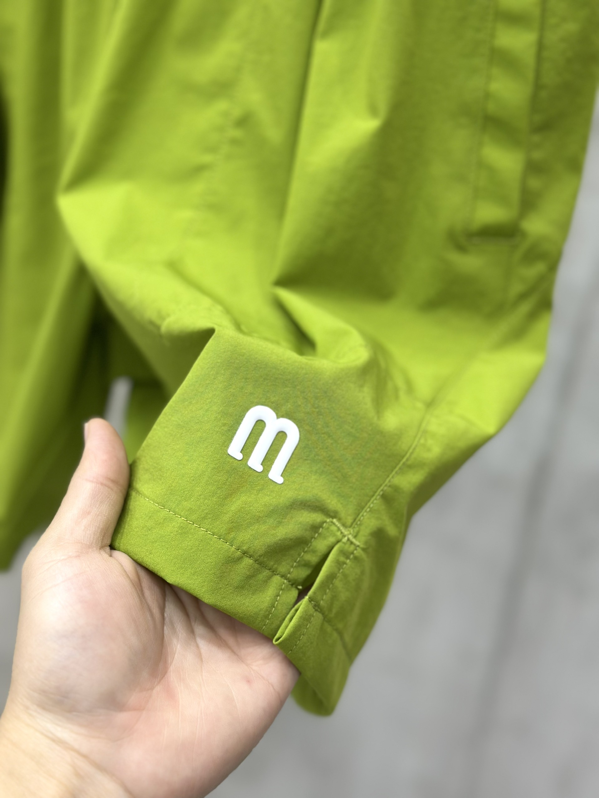 Set bộ thể thao hè Manseti Xanh Cốm hiệu ứng Loang cổ tròn Like Auth S-XL VTN