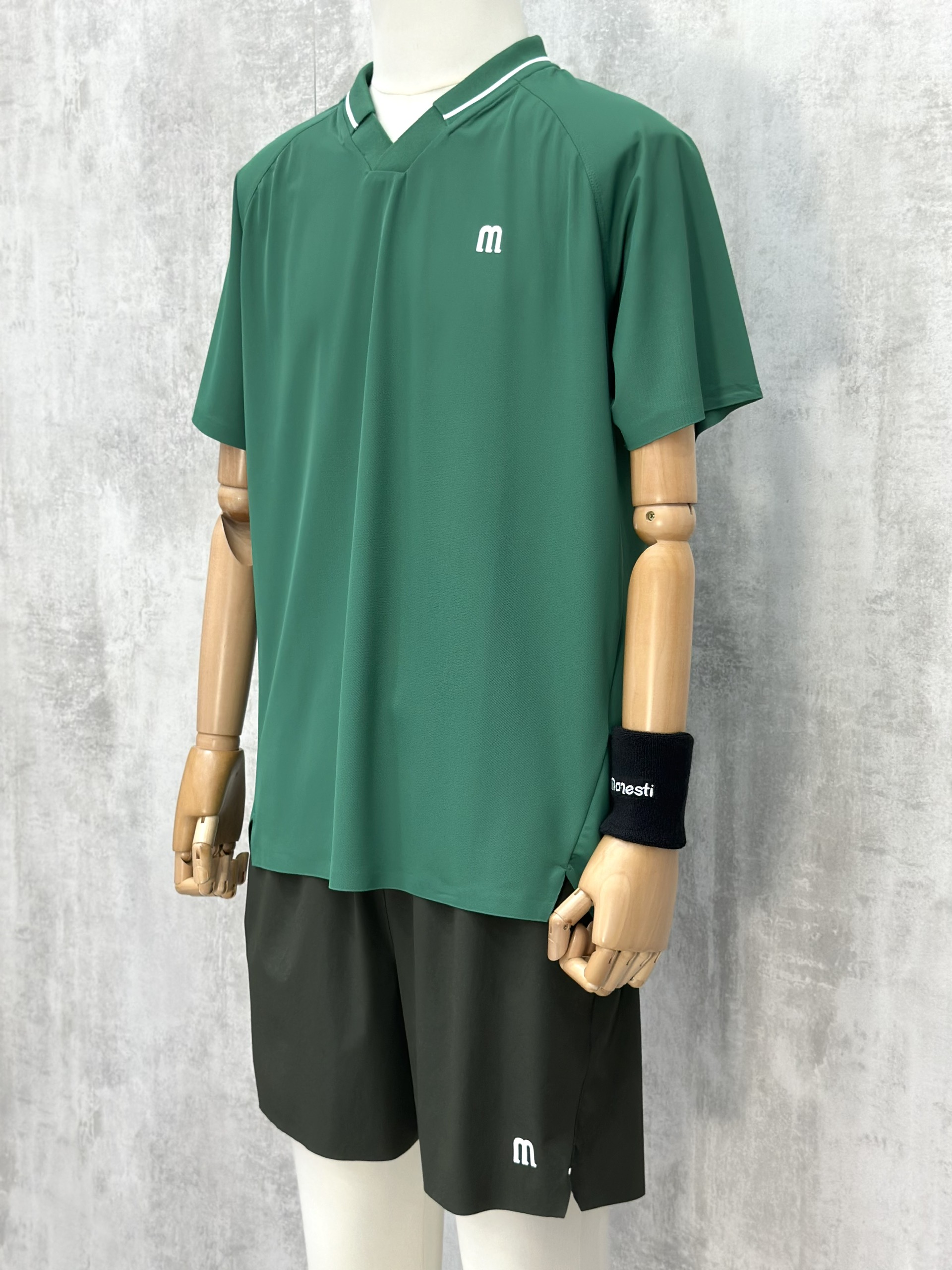 Set bộ thể thao hè Manseti Xanh Lá cổ tim Like Auth S-XL VTN