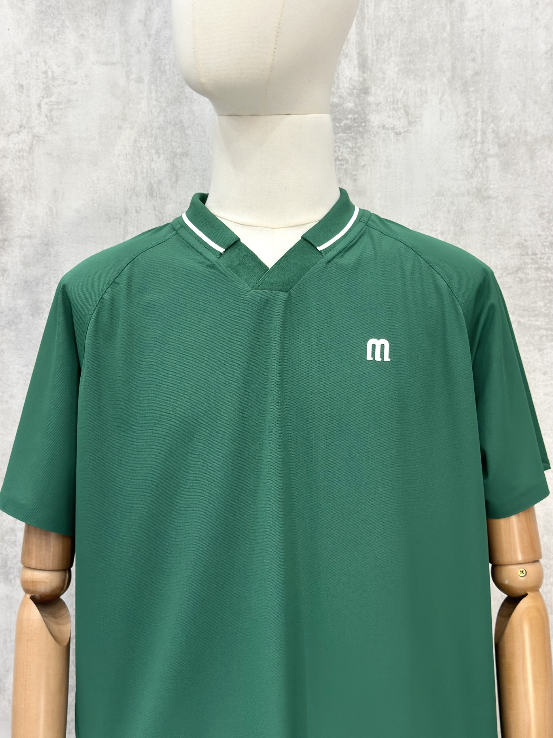 Set bộ thể thao hè Manseti Xanh Lá cổ tim Like Auth S-XL VTN