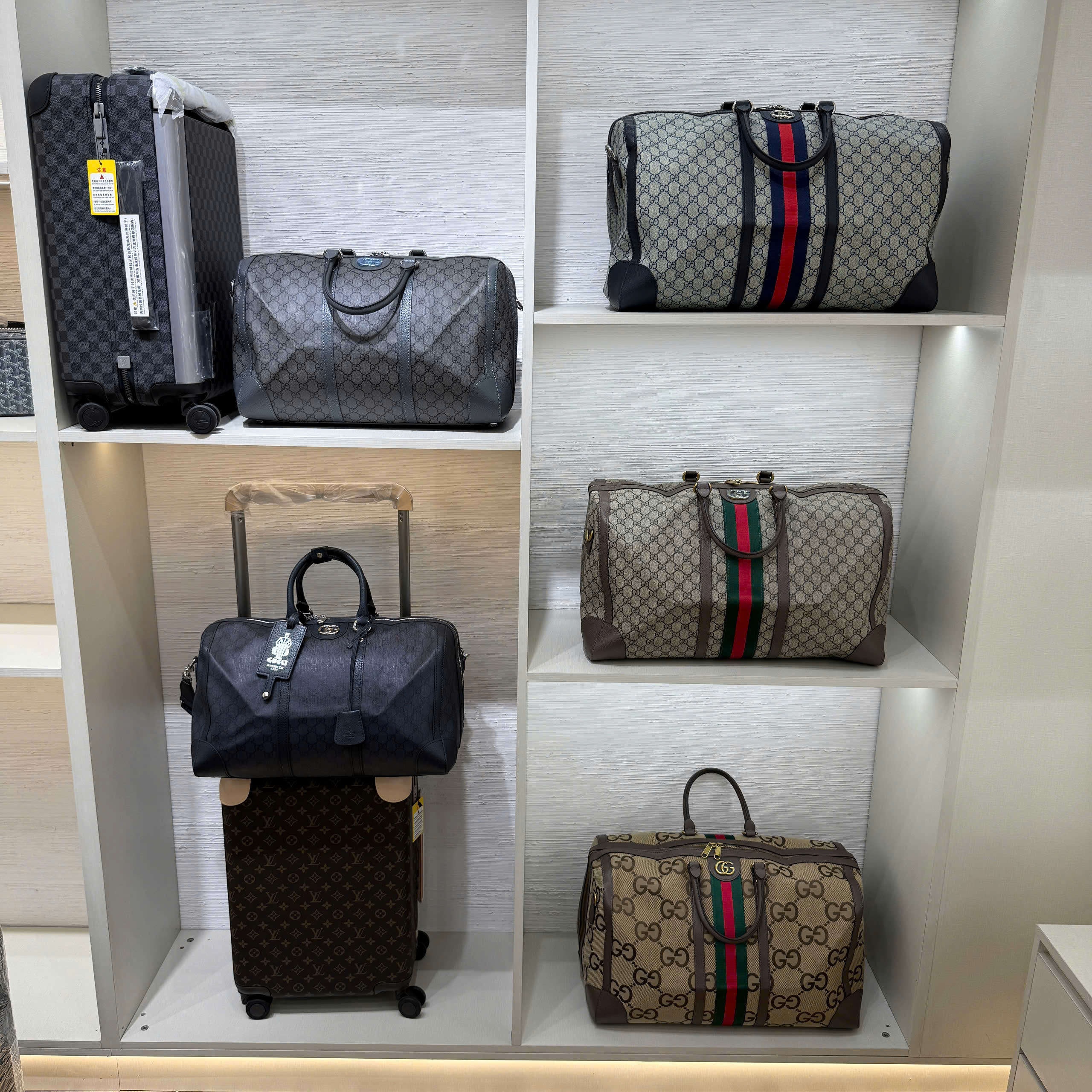 Túi trống du lịch Gucci GC new 2026 size 45-50 bản 1-1 on web PLD