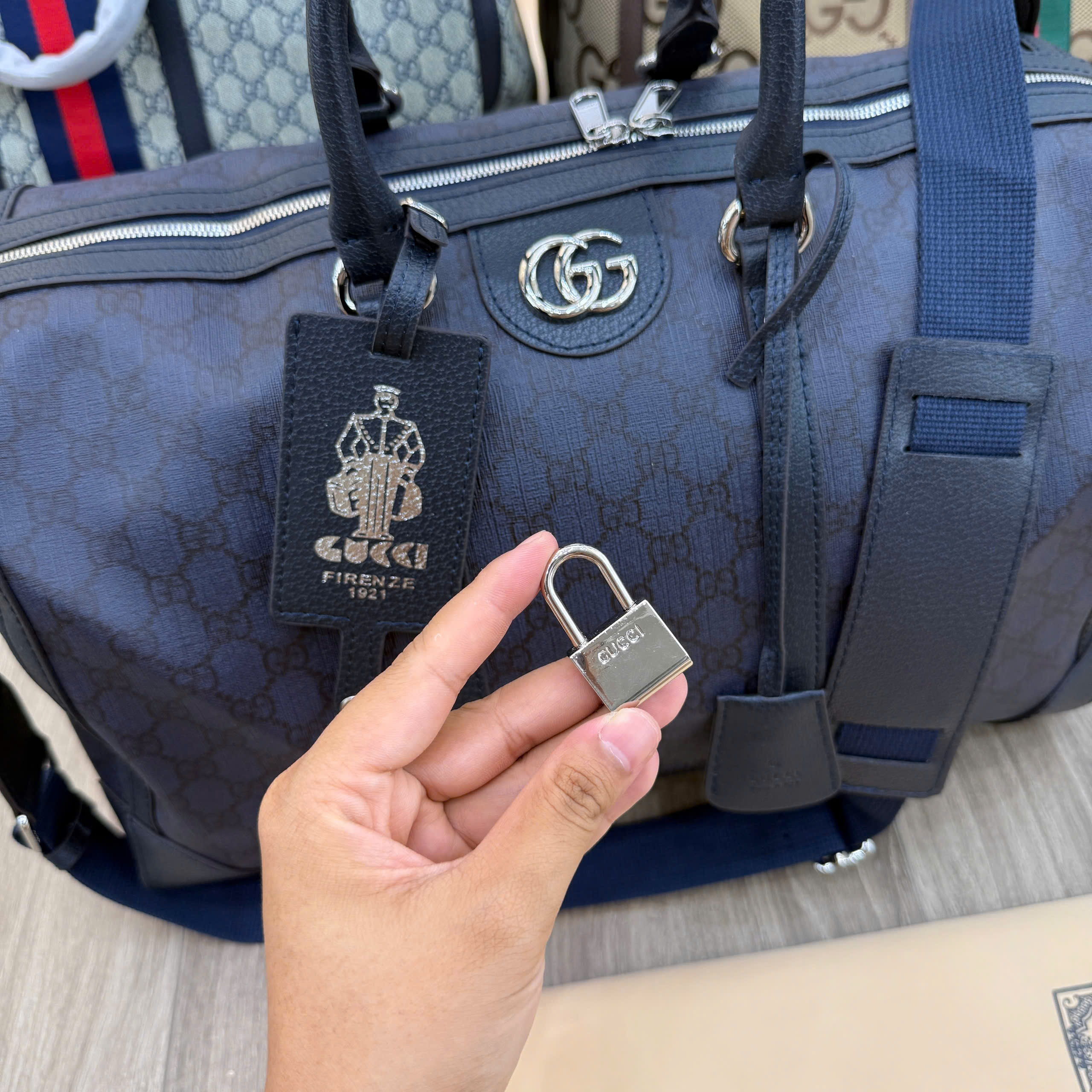 Túi trống du lịch Gucci GC new 2026 size 45-50 bản 1-1 on web PLD