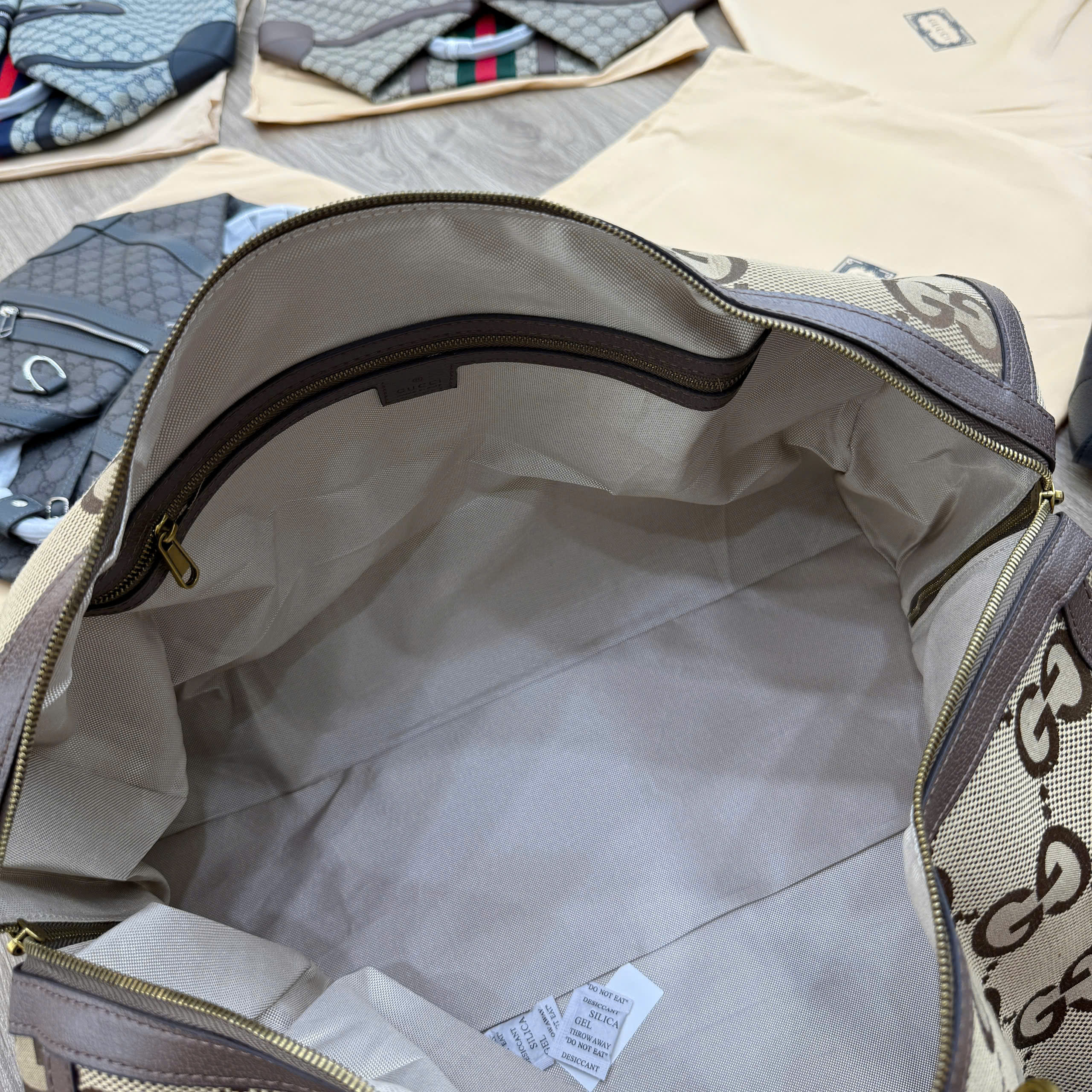 Túi trống du lịch Gucci GC new 2026 size 45-50 bản 1-1 on web PLD