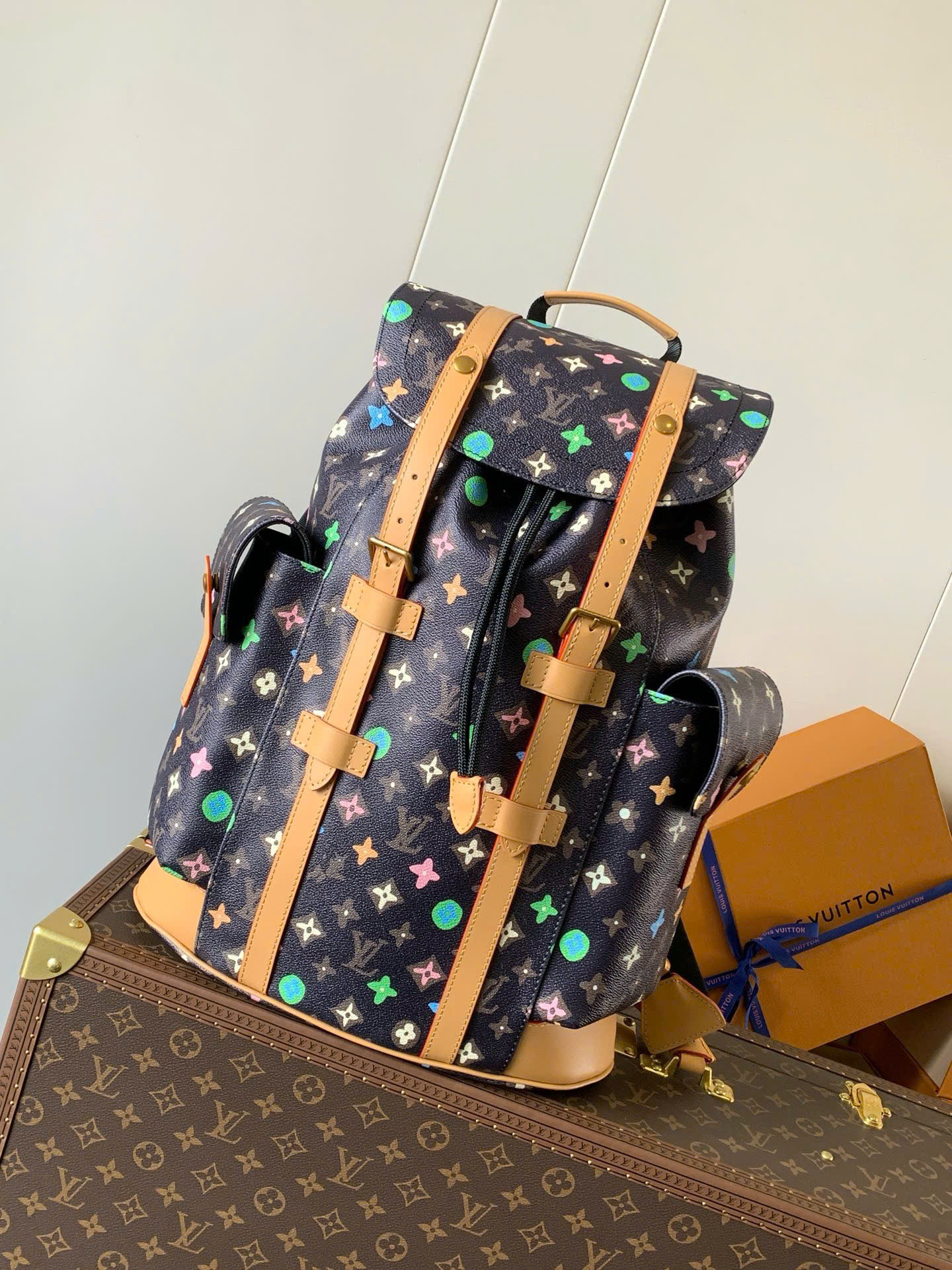 Balo Louis Vuitton LV Backpack Christopher MM monogram nhiều màu Like Auth 1-1 on web 38x44x13 PLD