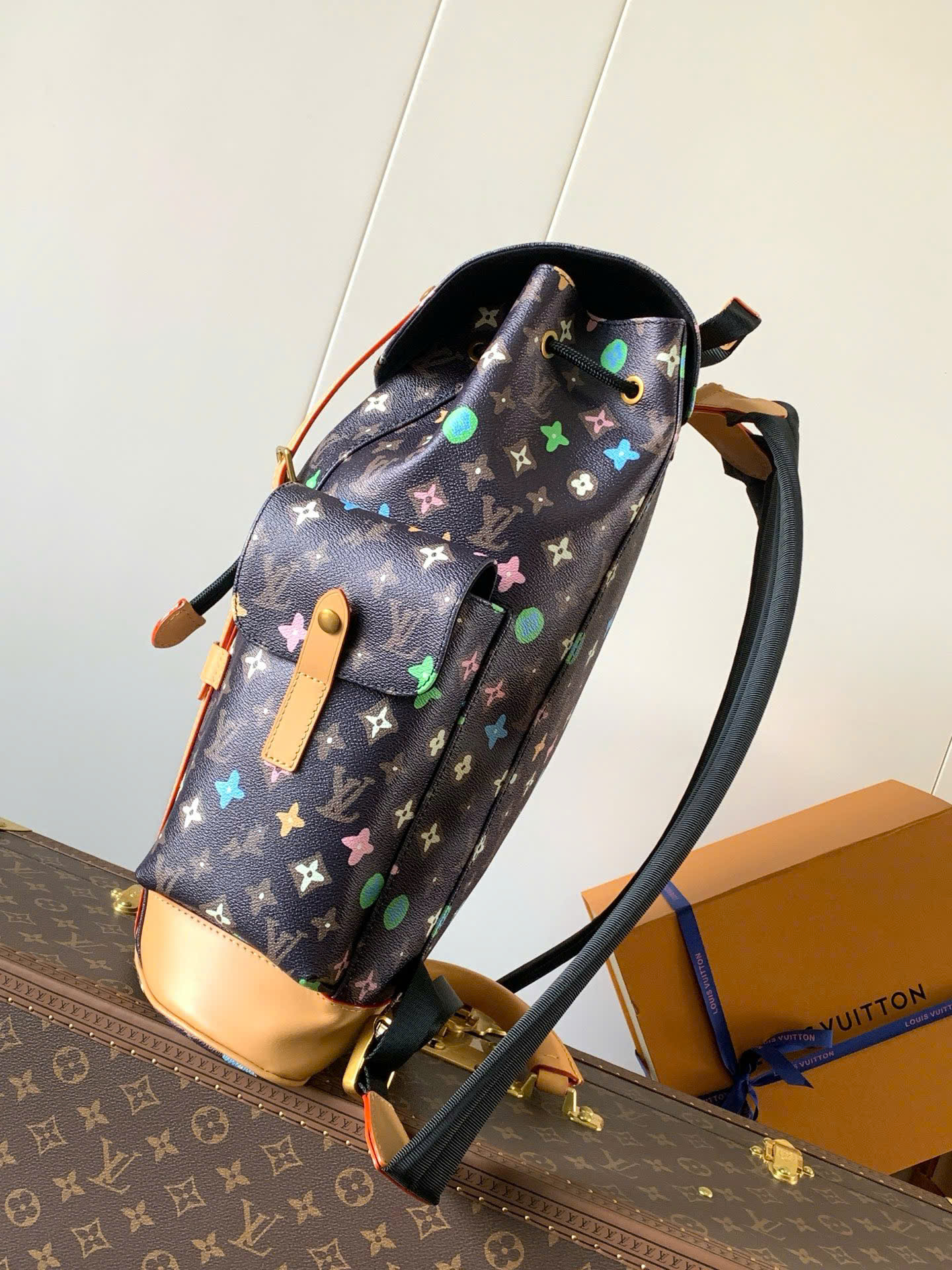 Balo Louis Vuitton LV Backpack Christopher MM monogram nhiều màu Like Auth 1-1 on web 38x44x13 PLD