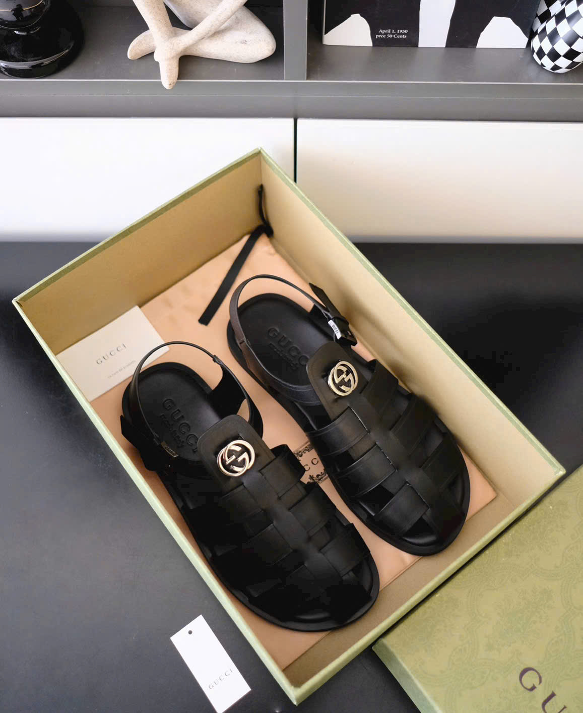 Dép sandal giọ Gucci GC trơn new 2026 Like Auth 38-43 MK