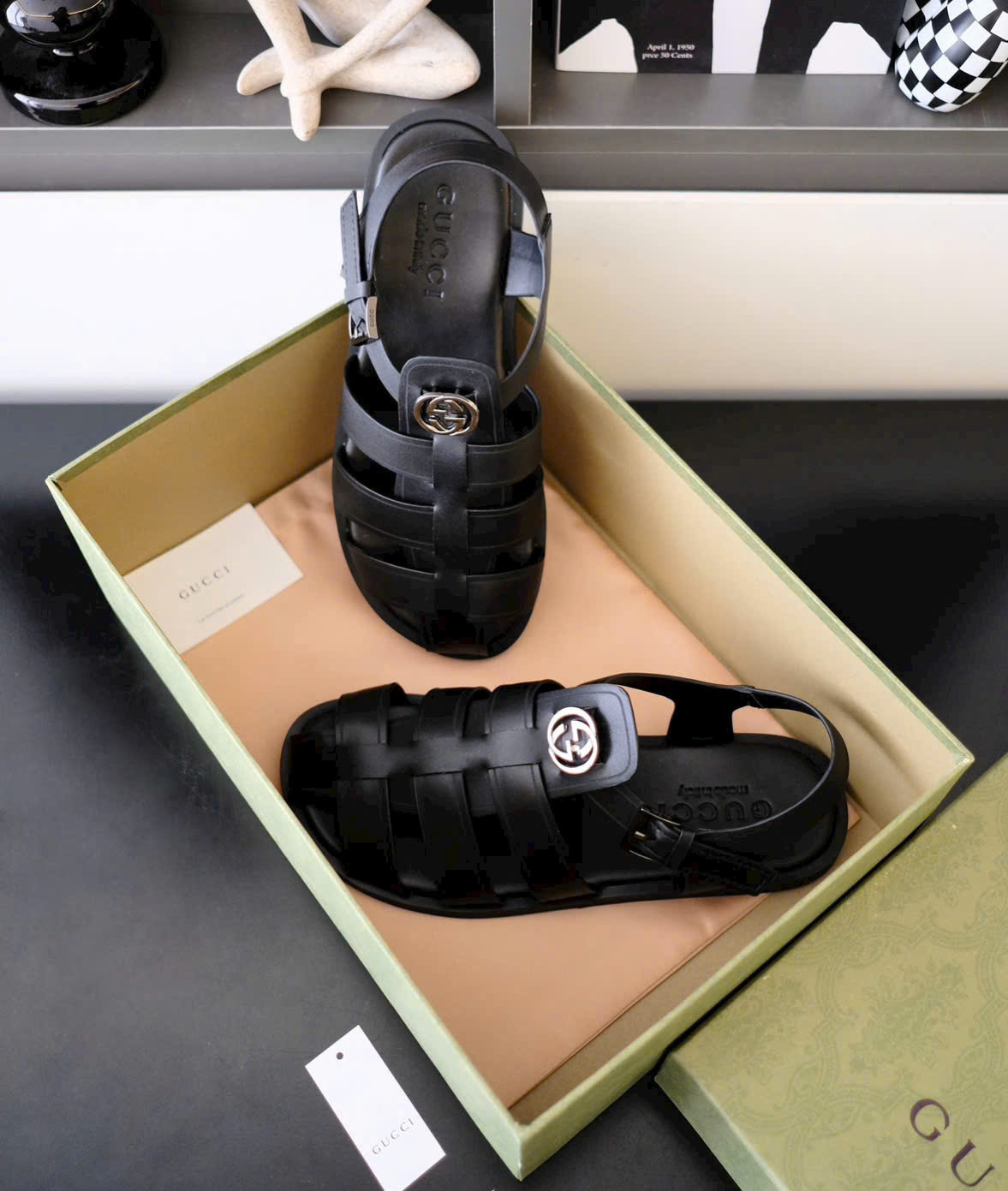 Dép sandal giọ Gucci GC trơn new 2026 Like Auth 38-43 MK