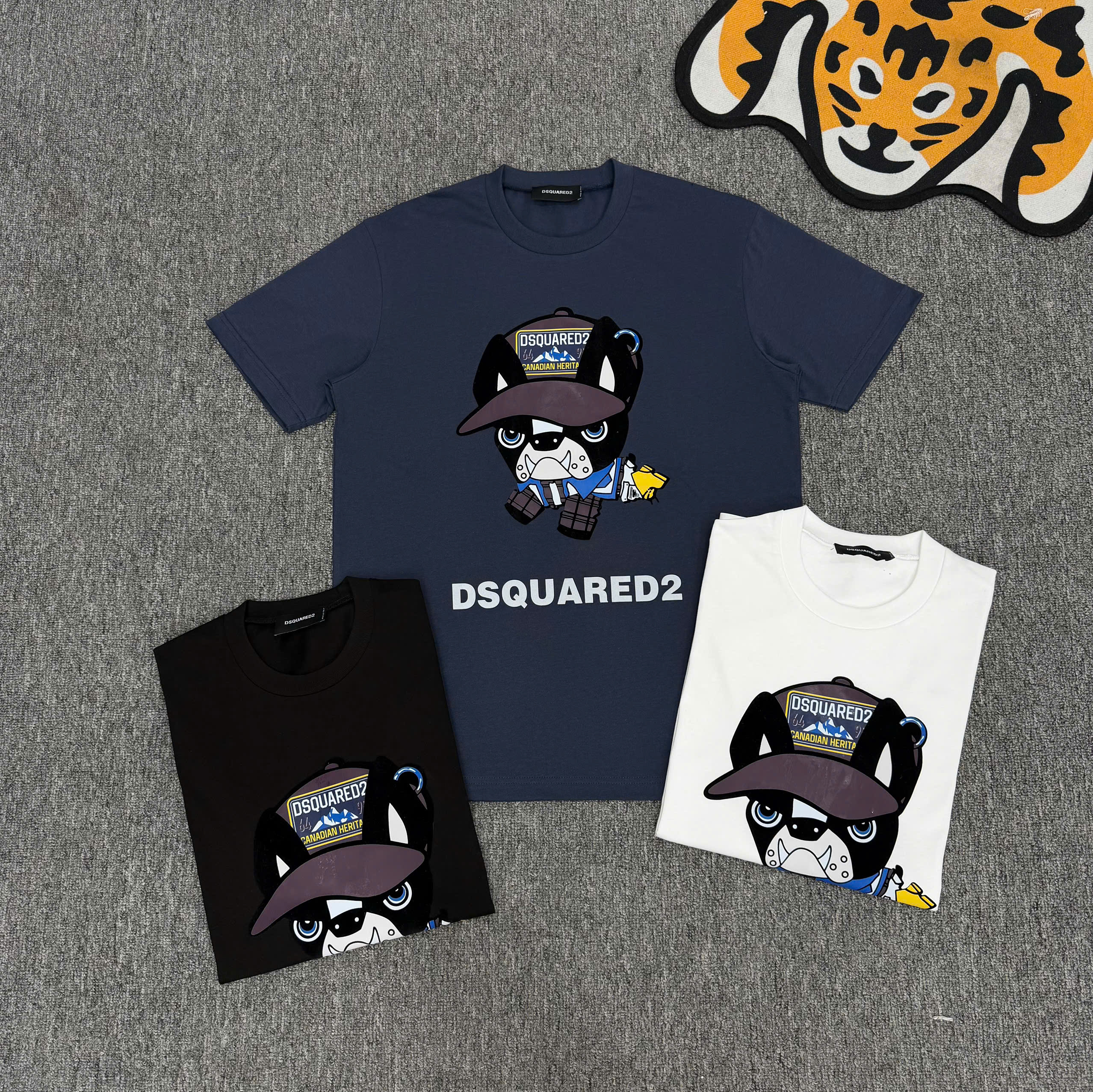 Áo phông T shirt Dsquared2 DSQ logo Cún Like Auth S-XL NV