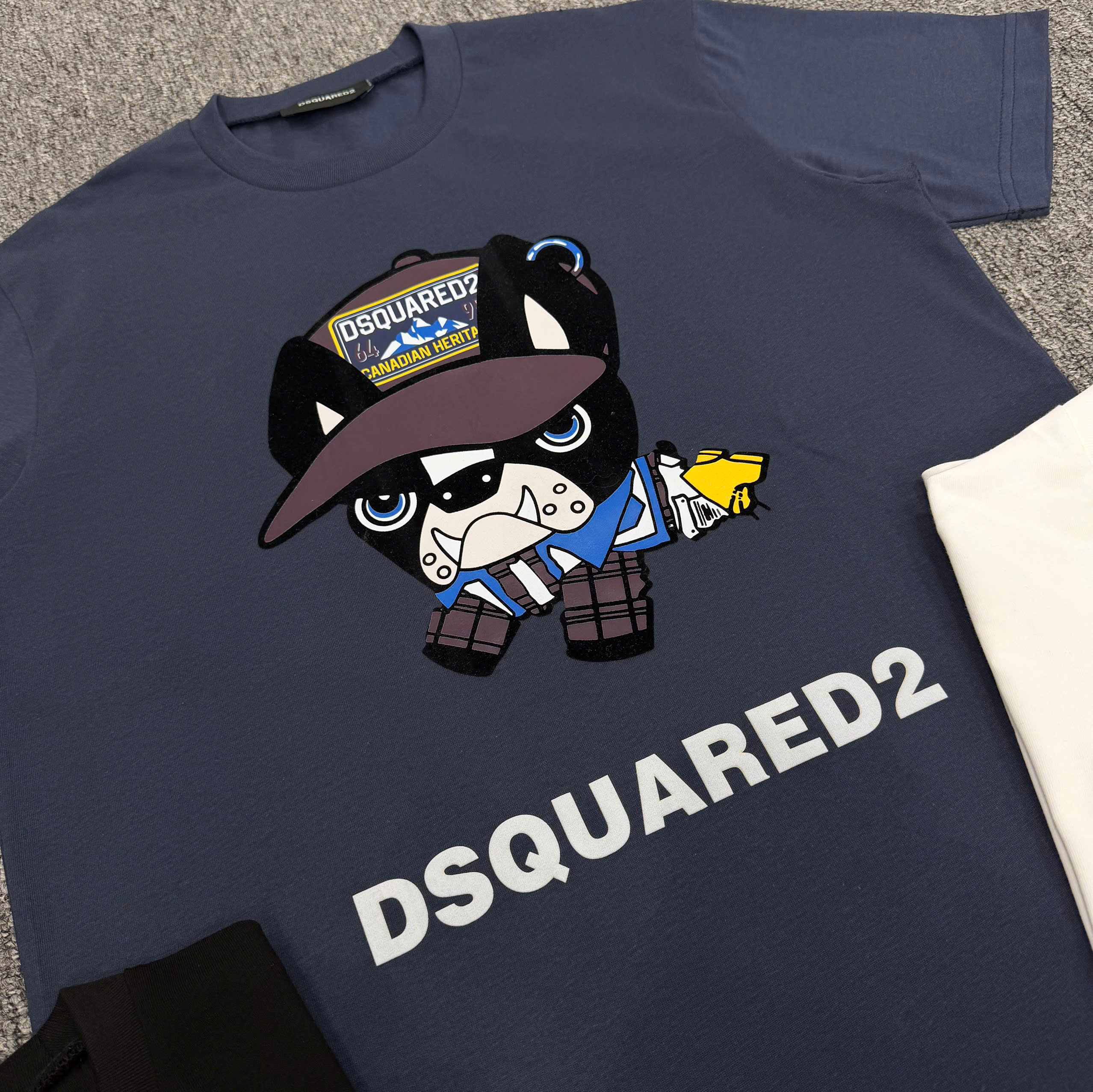 Áo phông T shirt Dsquared2 DSQ logo Cún Like Auth S-XL NV